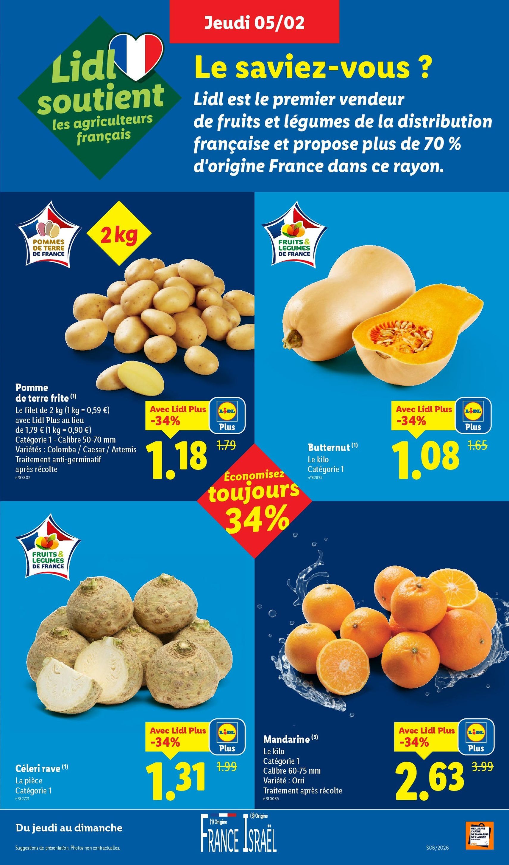 LIDL catalogue semaine 6 - brochure valable à partir du 05/02/2026, page 3 sur 78
