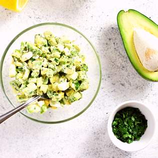 Recipe preview Avocado and egg salad