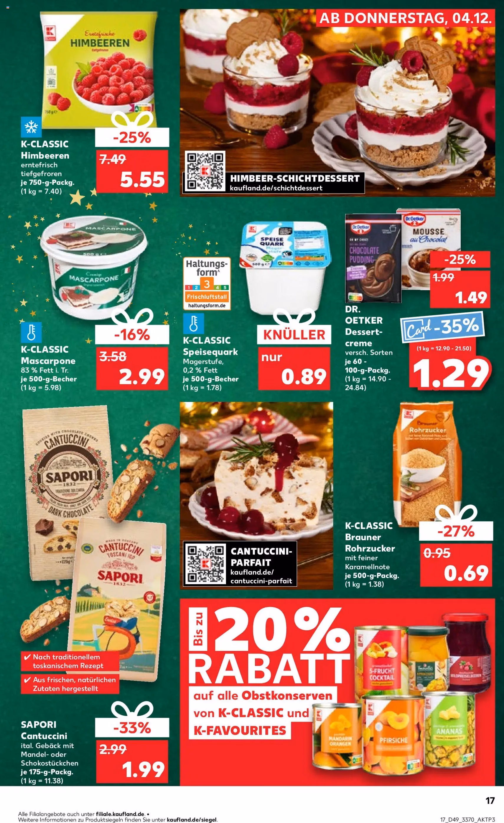 Kaufland Prospekt - Gültiger Prospekt ab 04.12.2025, Seite 17 von insgesamt 66