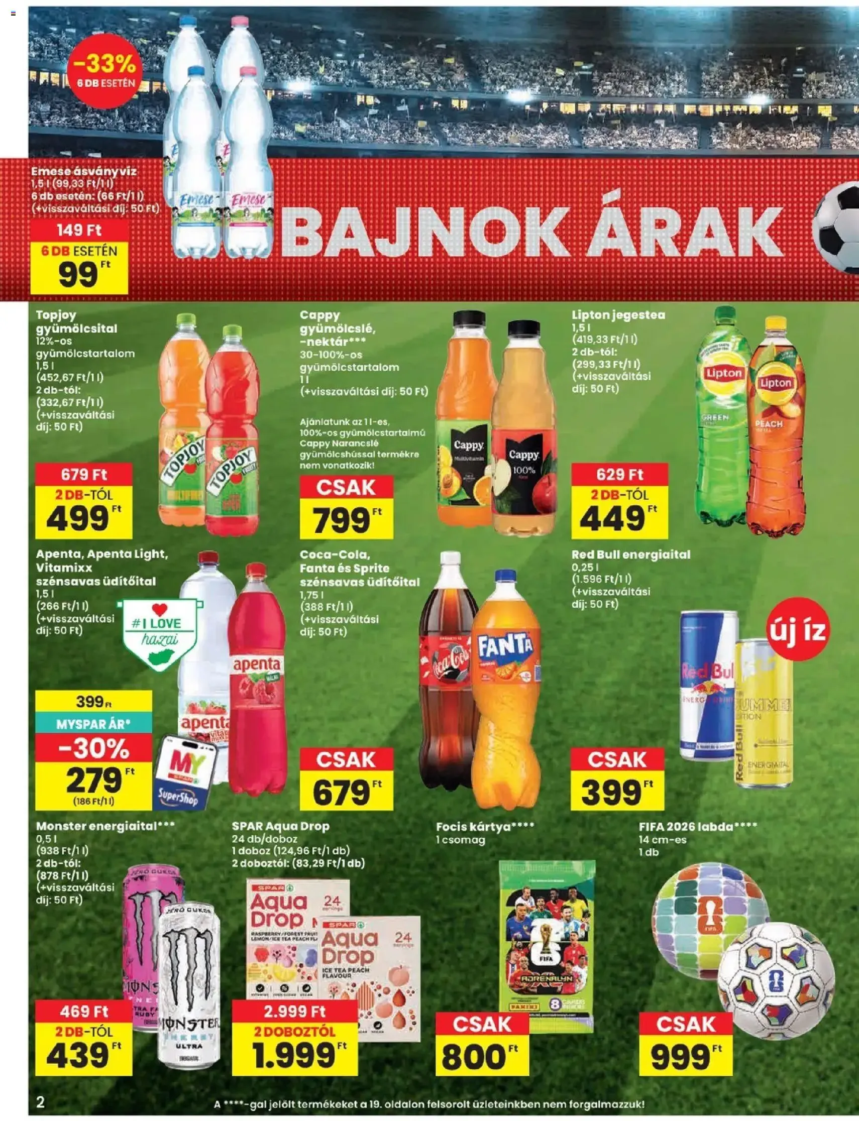 Spar akciós újság - 2026.06.18. érvényes szórólap 2 oldal 20 oldalból