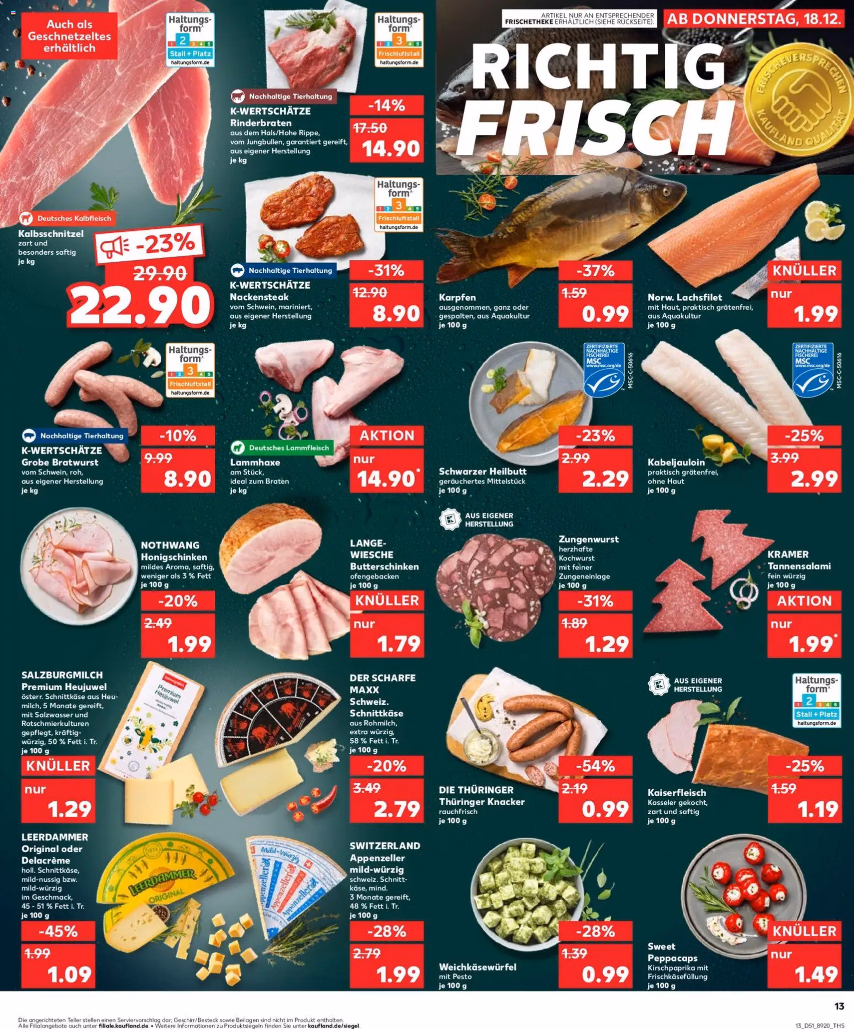 Kaufland Prospekt - Gültiger Prospekt ab 18.12.2025, Seite 13 von insgesamt 38