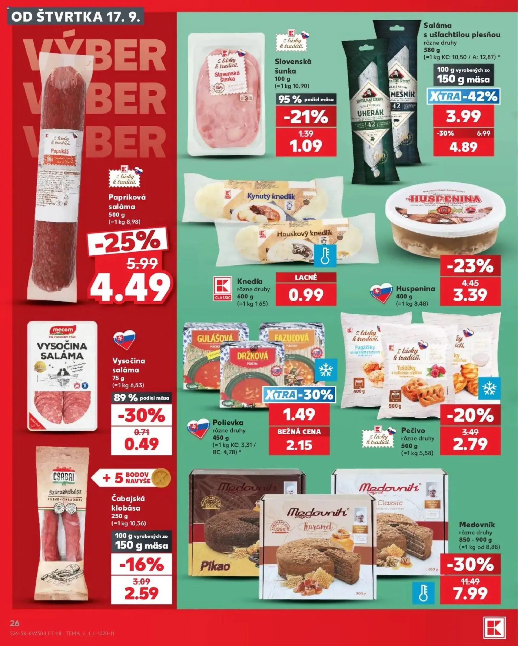 Kaufland leták - platný leták od 17.09.2026 strana 26 z 84