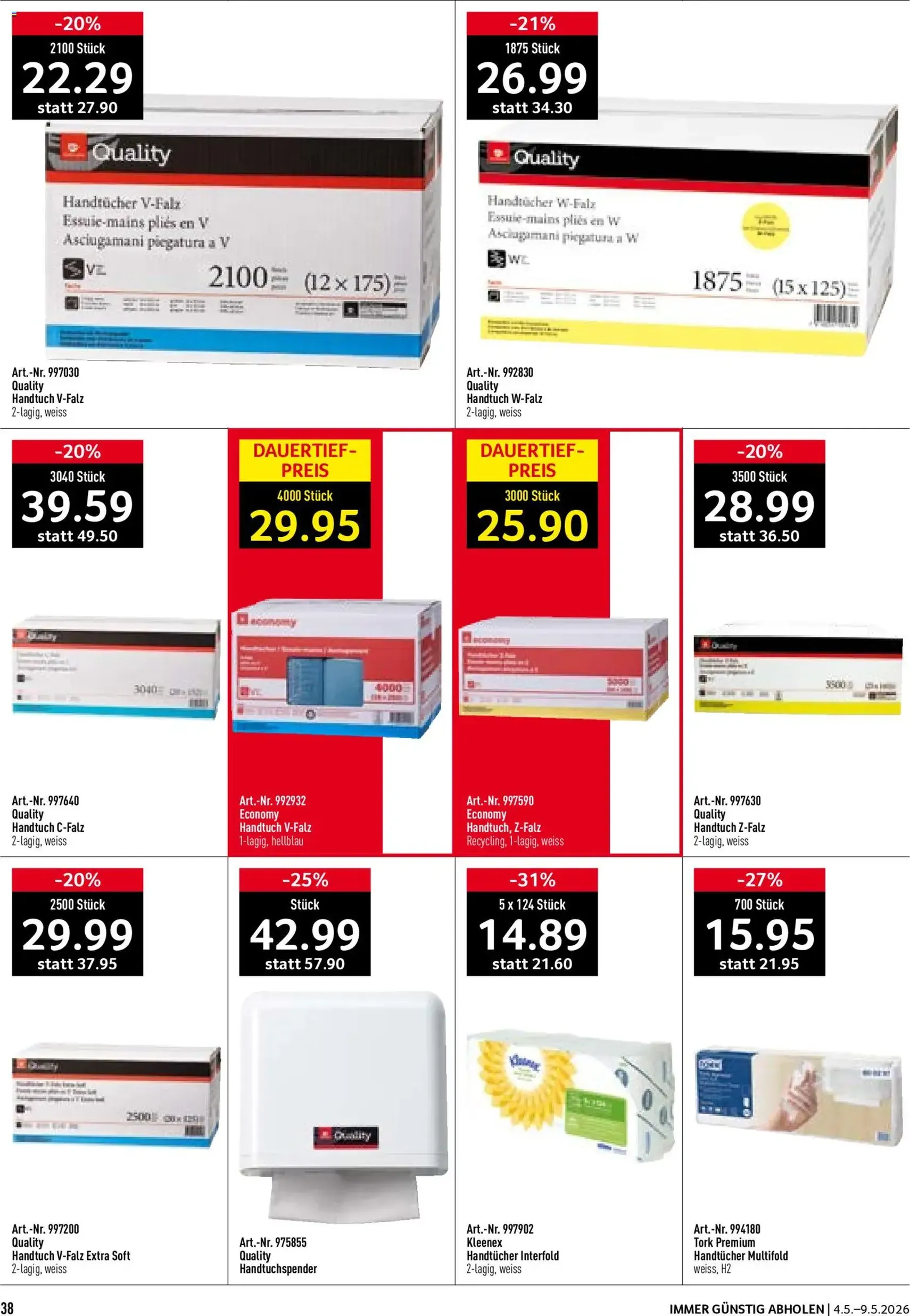 Prodega aktionen - Gültiger Prospekt ab 04.05.2026, Seite 38 von insgesamt 44
