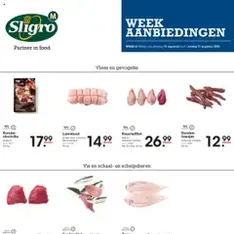 Sligro folder - voorvertoning van de folder geldig vanaf 12/08/2025