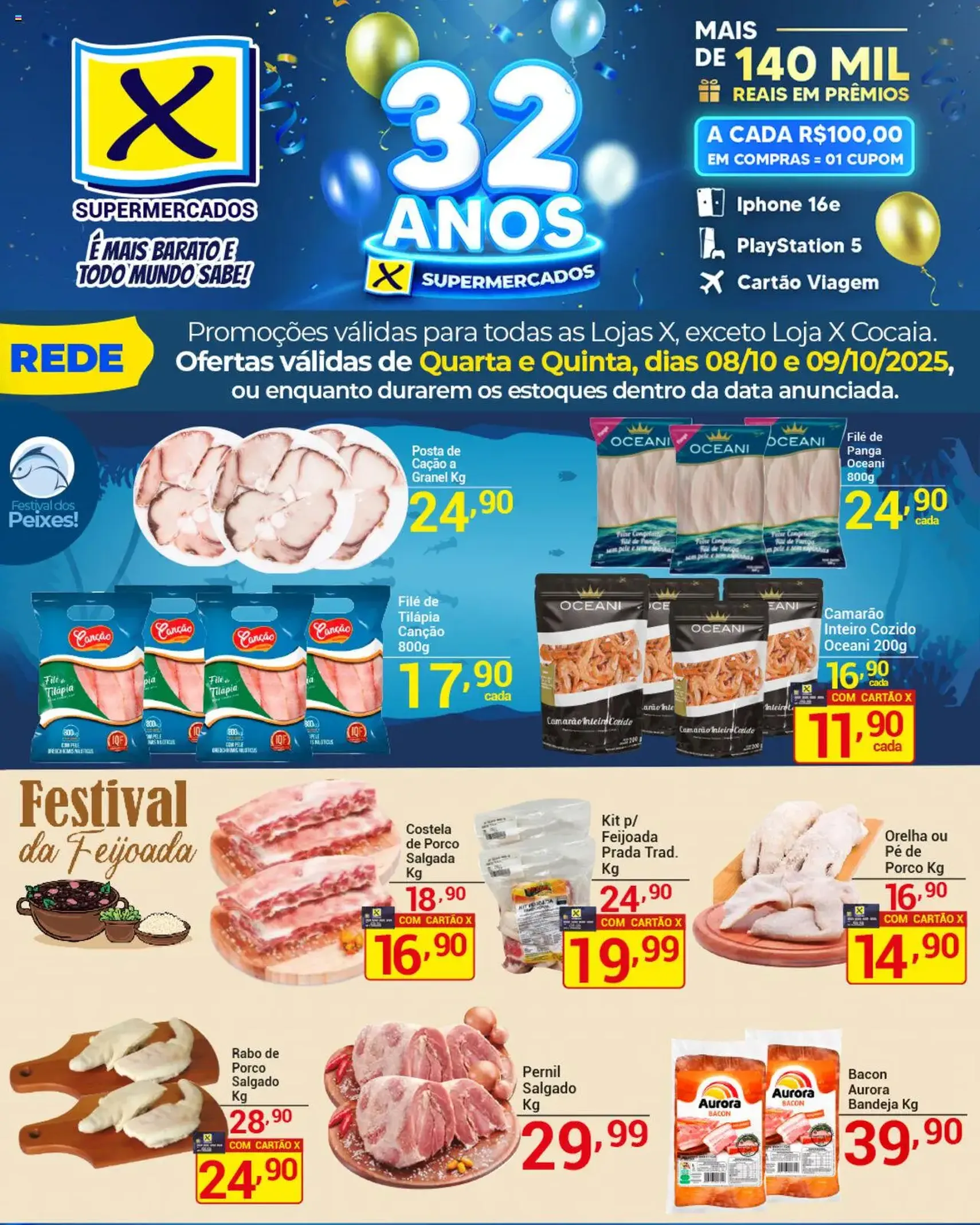 X Supermercados - Ofertas da semana - folheto válido a partir de 08/10/2025 página 3 de 3