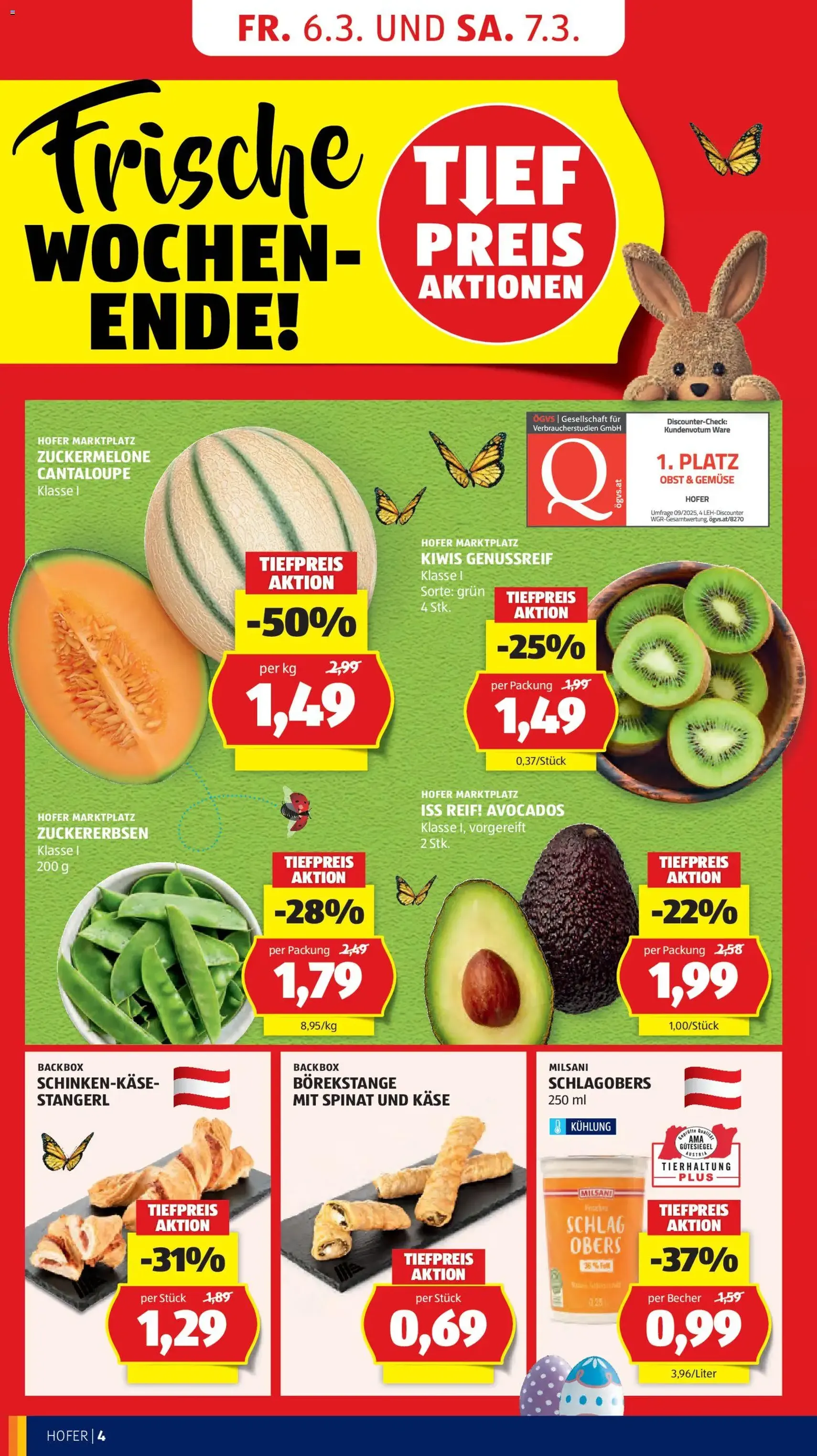Hofer Flugblatt - Gültiger Prospekt ab 04.03.2026, Seite 6 von insgesamt 45