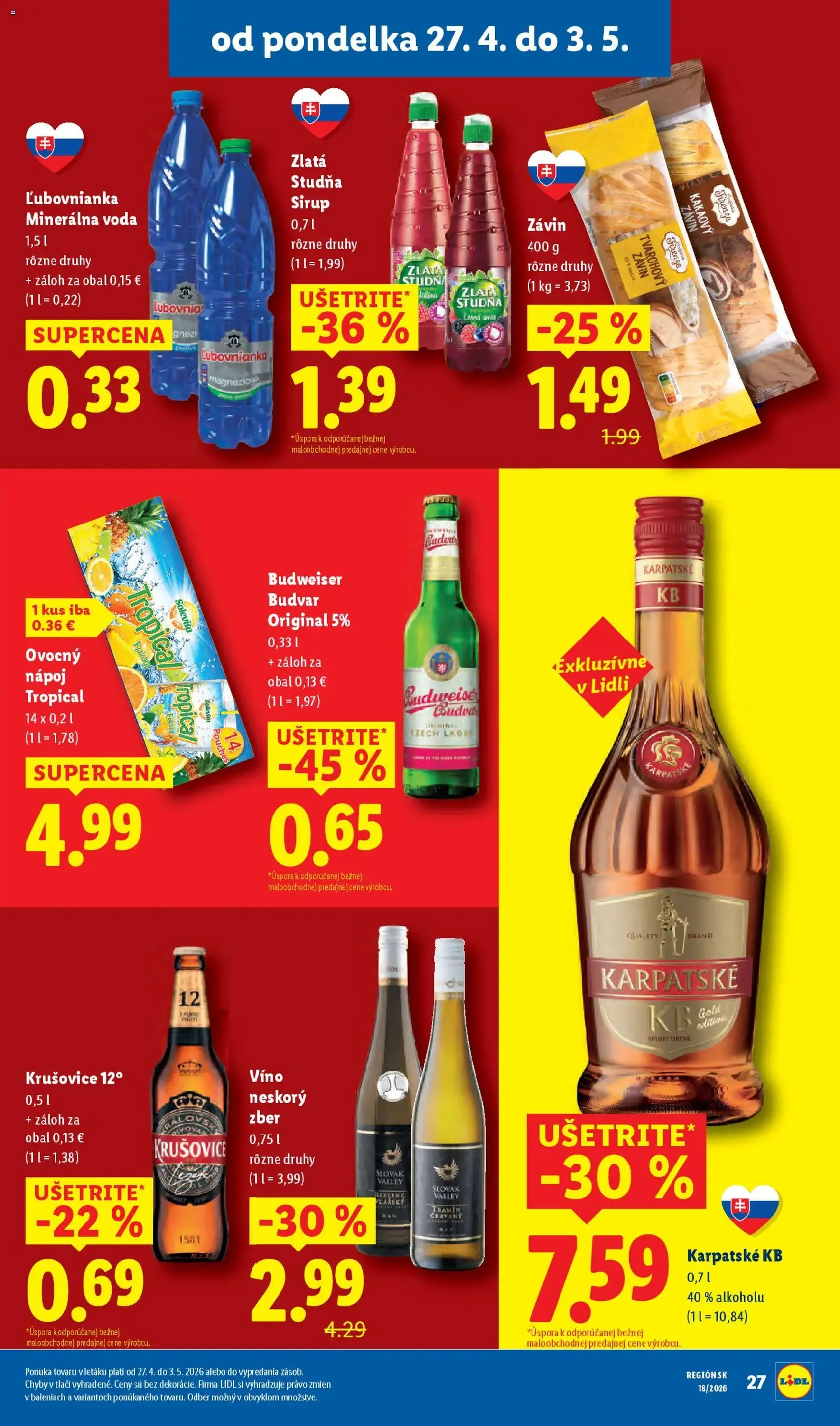 Lidl leták - platný leták od 27.04.2026 strana 29 z 91