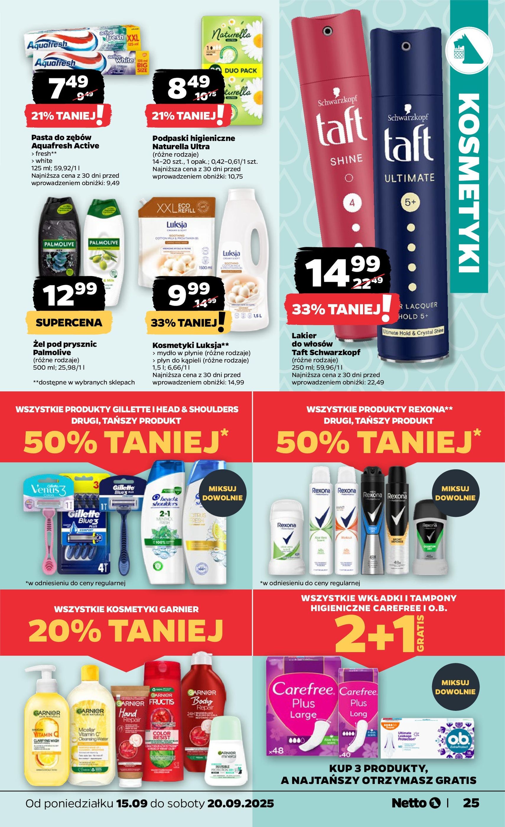 Netto gazetka - Spożywcza - ważny gazetka od 15.09.2025 strona 25 z 34 Netto gazetka - Spożywcza - ważny gazetka od 15.09.2025 strona 25 z 34