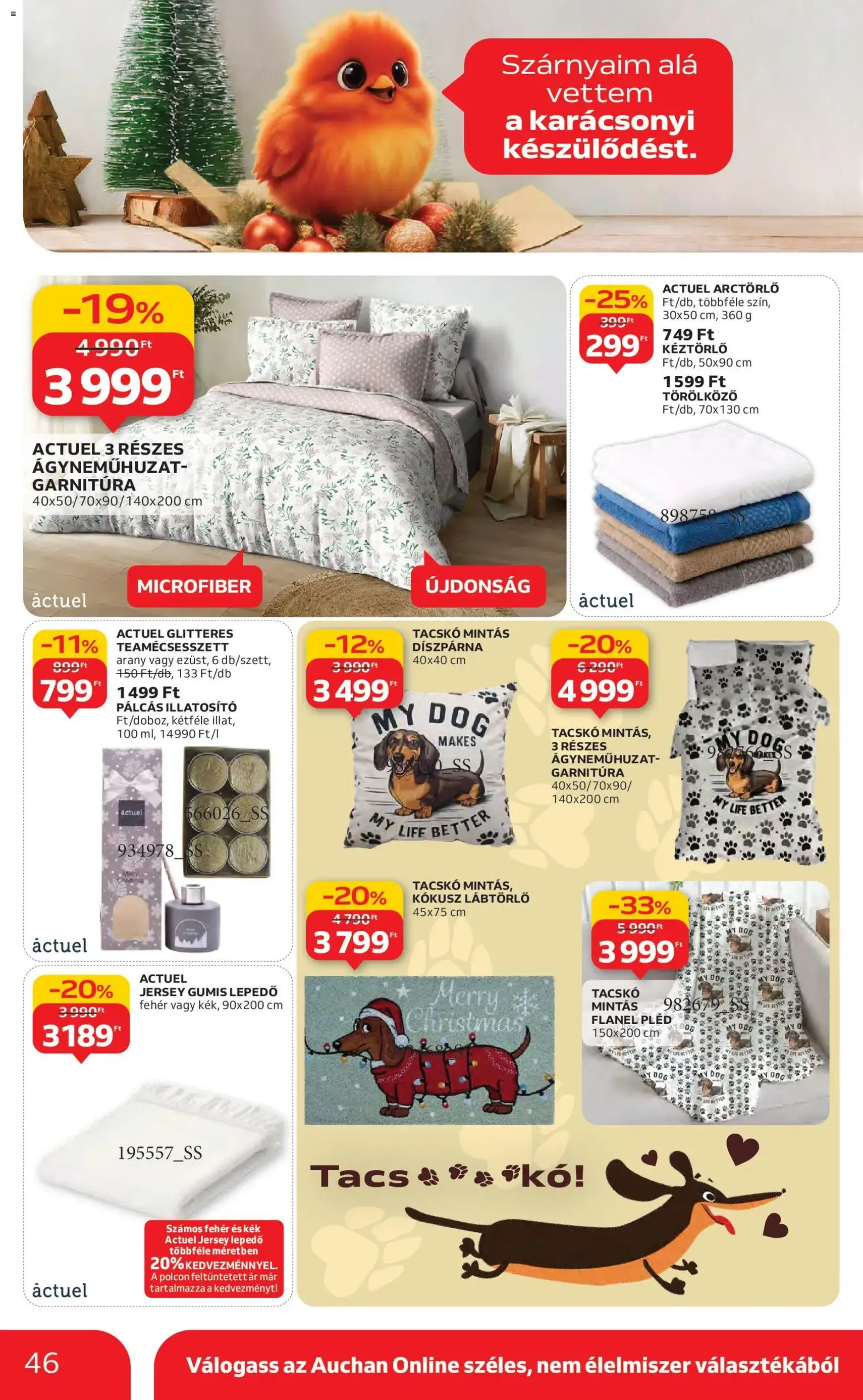 Auchan Akciós újság - 2025.10.30. érvényes szórólap 46 oldal 58 oldalból Auchan Akciós újság - 2025.10.30. érvényes szórólap 46 oldal 58 oldalból