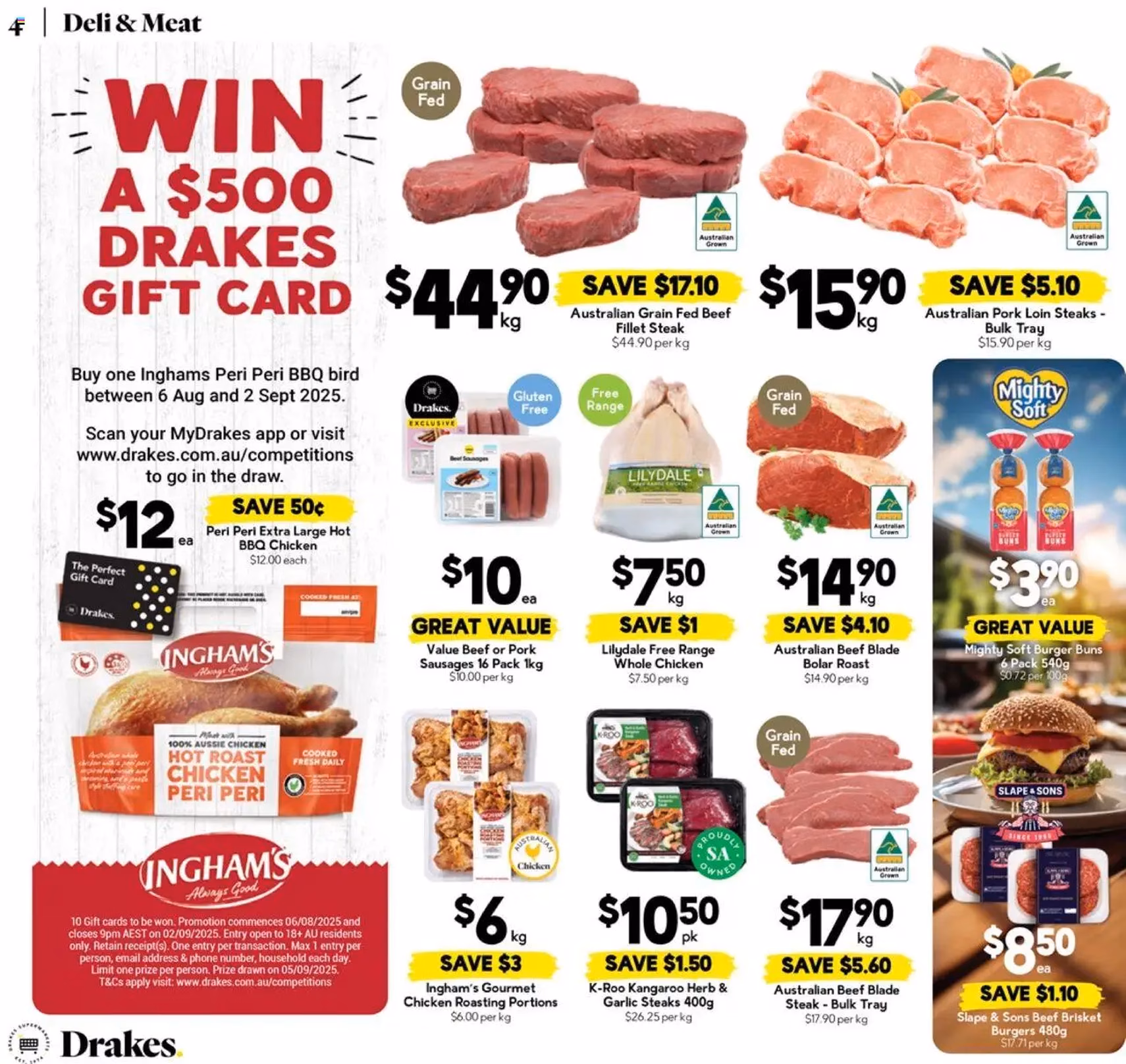 Drakes Catalogue SA - valid flyer from 13/08/2025, page 4 of 16 Drakes Catalogue SA - valid flyer from 13/08/2025, page 4 of 16