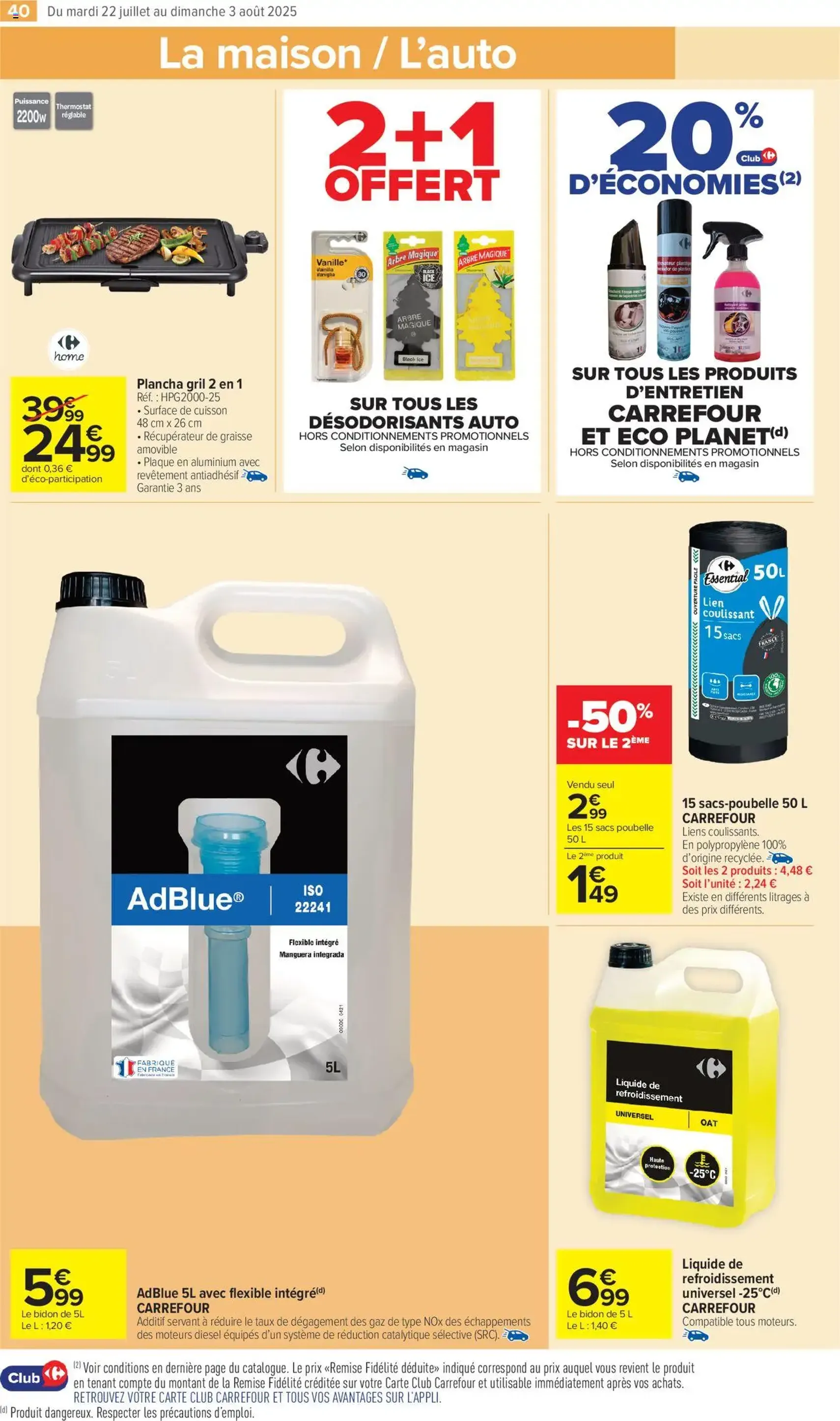 Carrefour Market catalogue semaine 30 - brochure valable à partir du 22/07/2025, page 44 sur 48