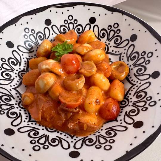 Anteprima ricetta Gnocchi in salsa di pomodoro