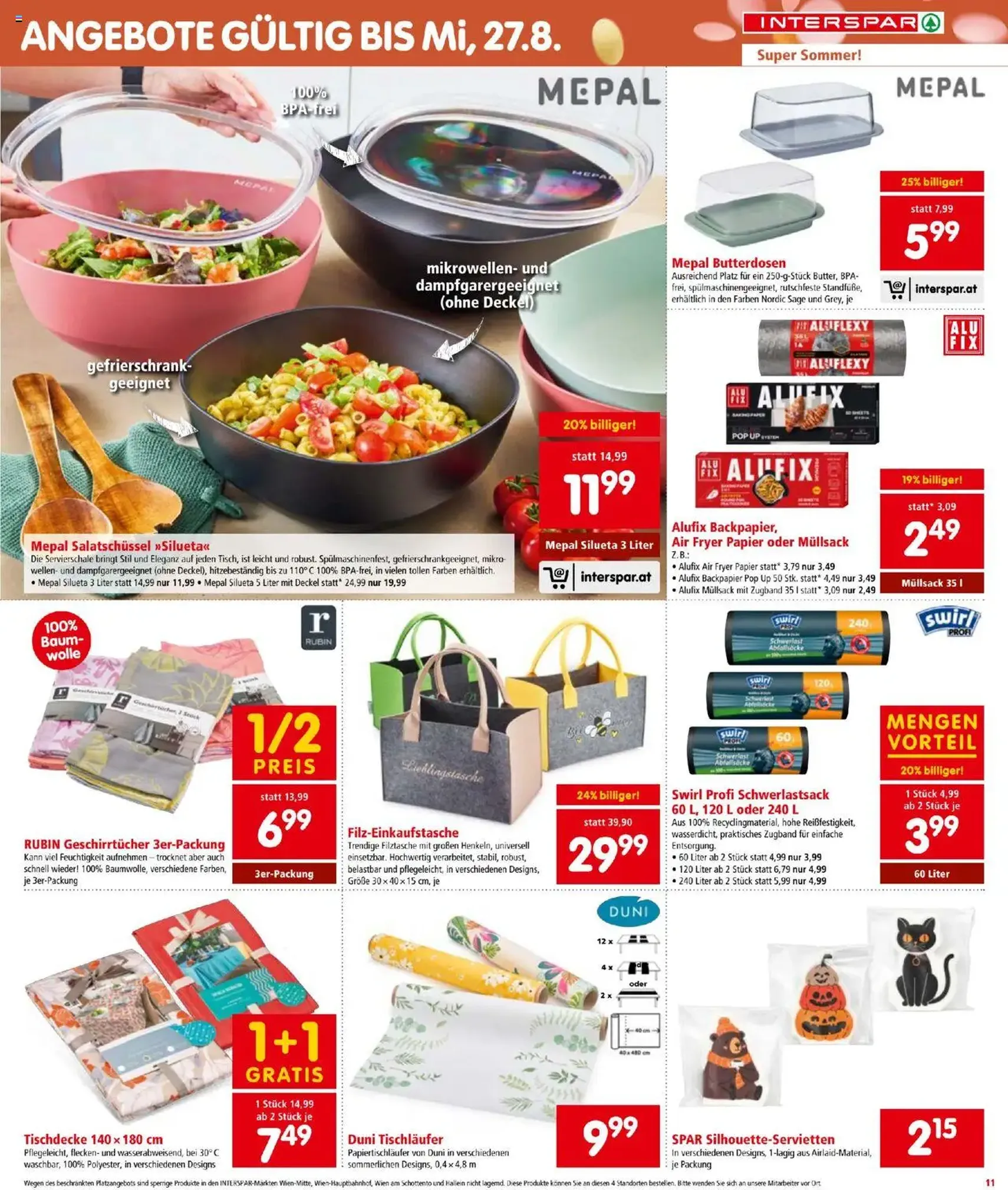 Interspar Flugblatt - Gültiger Prospekt ab 07.08.2025, Seite 11 von insgesamt 16