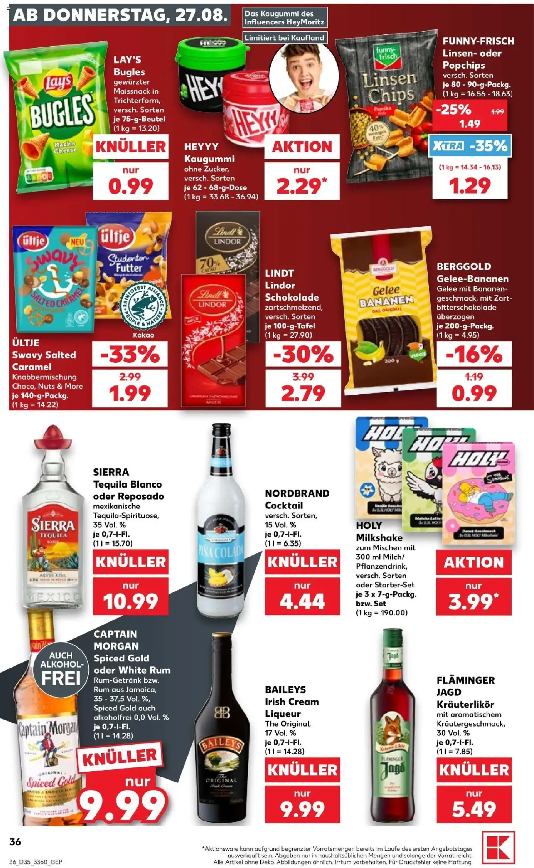 Kaufland Prospekt - Gültiger Prospekt ab 27.08.2026, Seite 36 von insgesamt 60