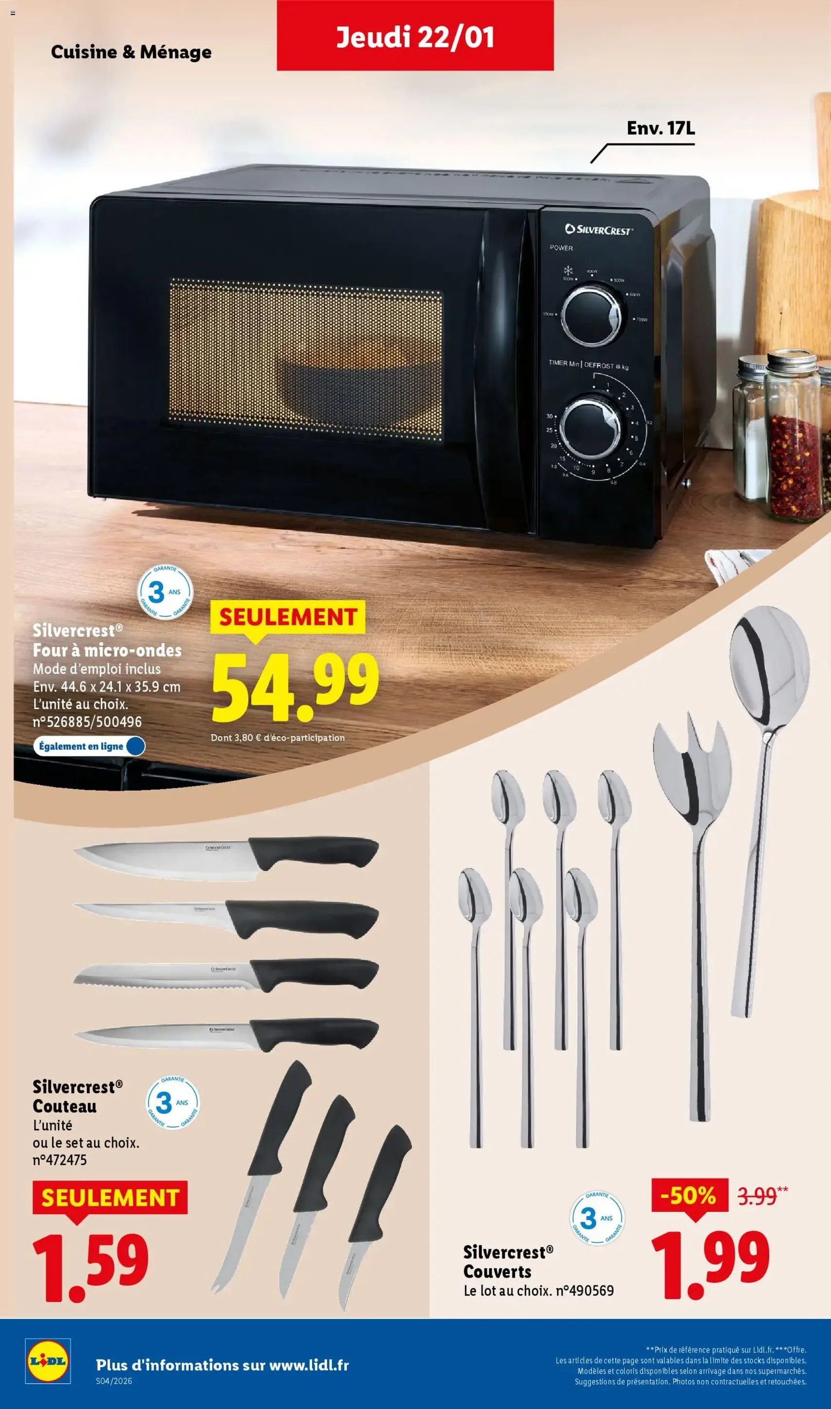 LIDL catalogue semaine 4 - brochure valable à partir du 22/01/2026, page 40 sur 79
