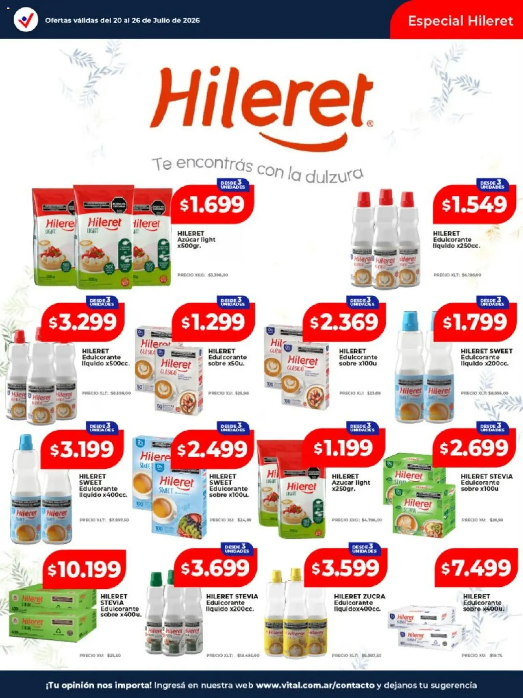 Vital - Ofertas - folleto válido desde 20/07/2026 página 20 de 26