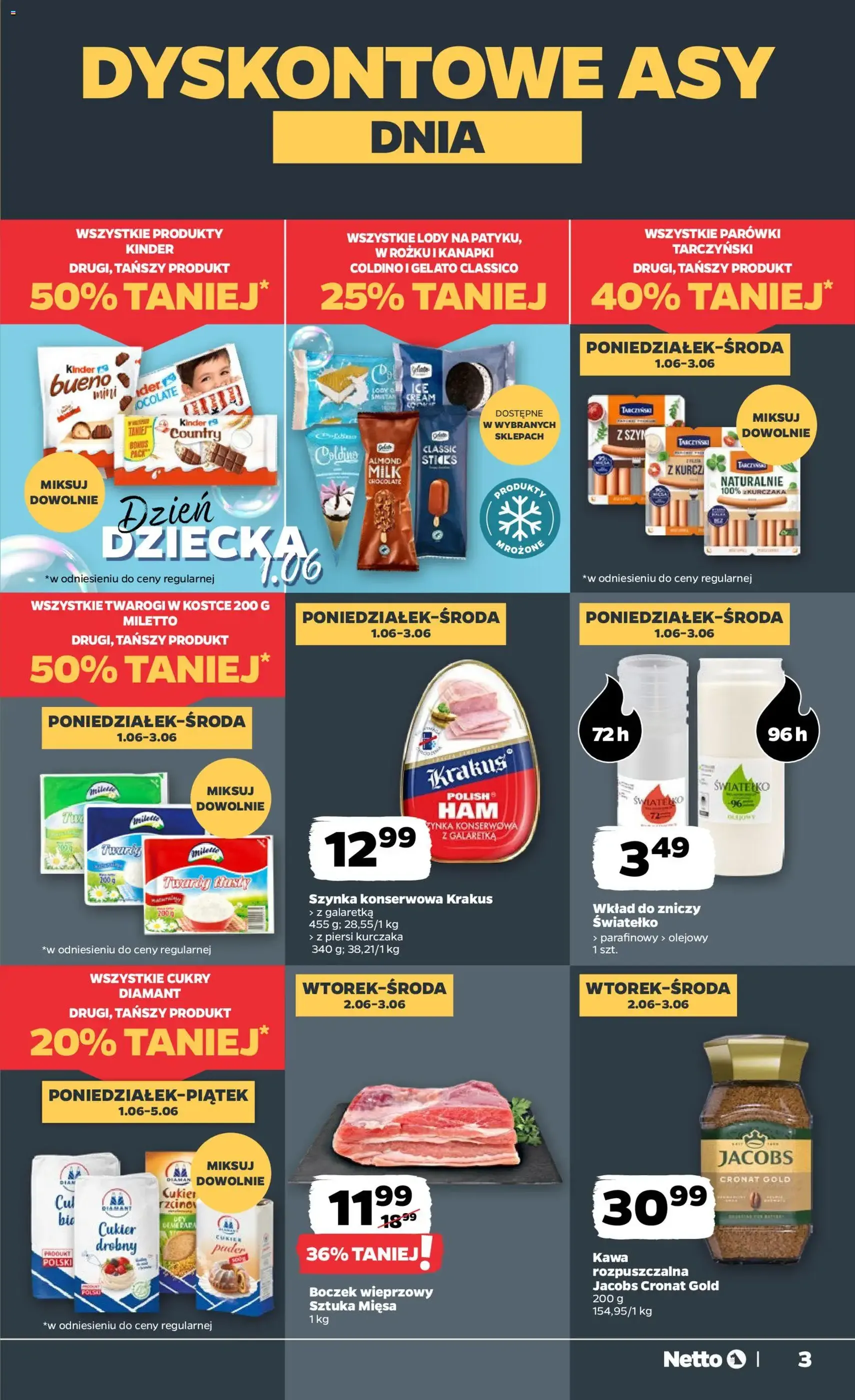 Netto gazetka od poniedziałku spożywcza - ważny gazetka od 01.06.2026 strona 3 z 33