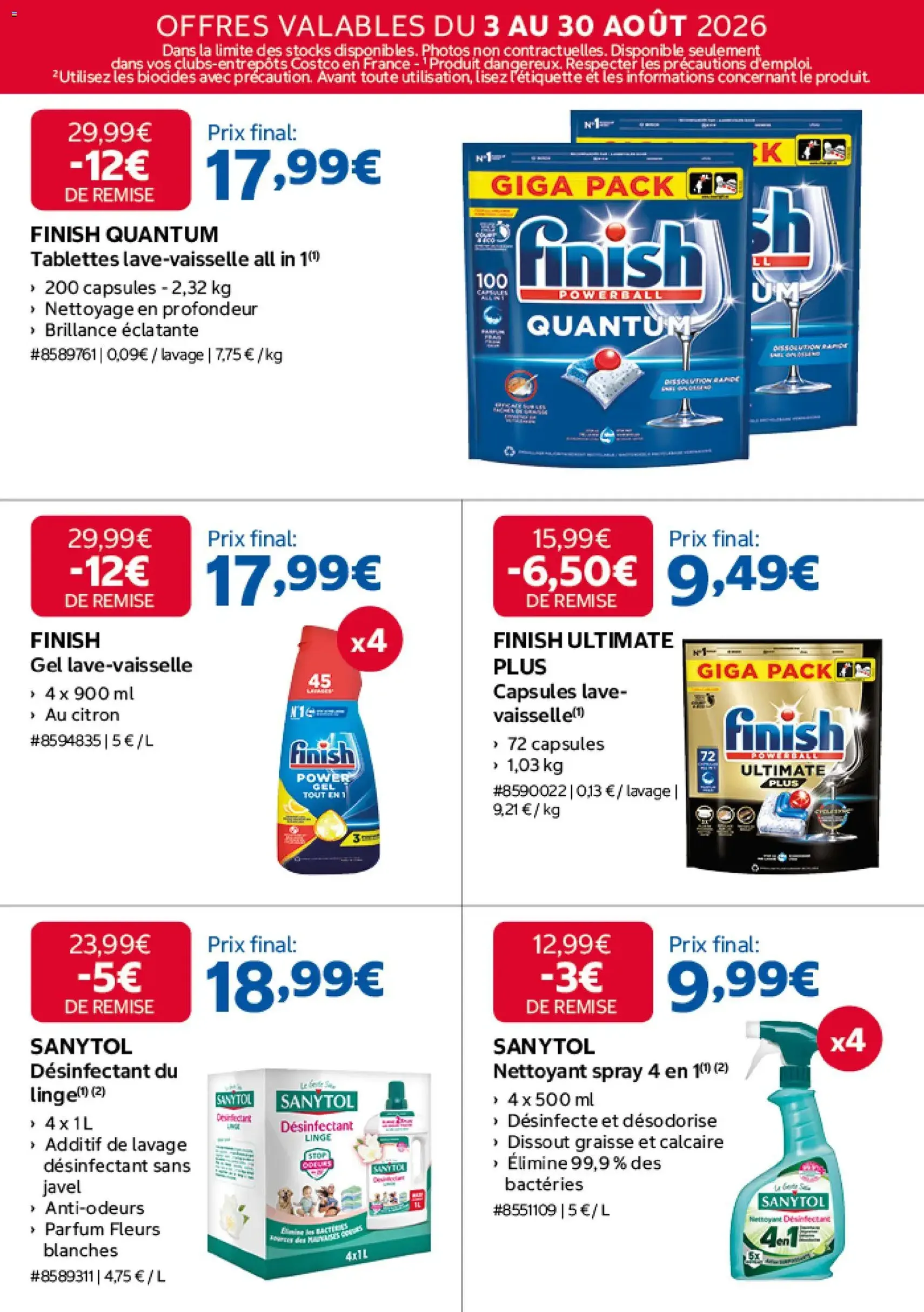 Costco catalogue - brochure valable à partir du 03/08/2026, page 9 sur 20