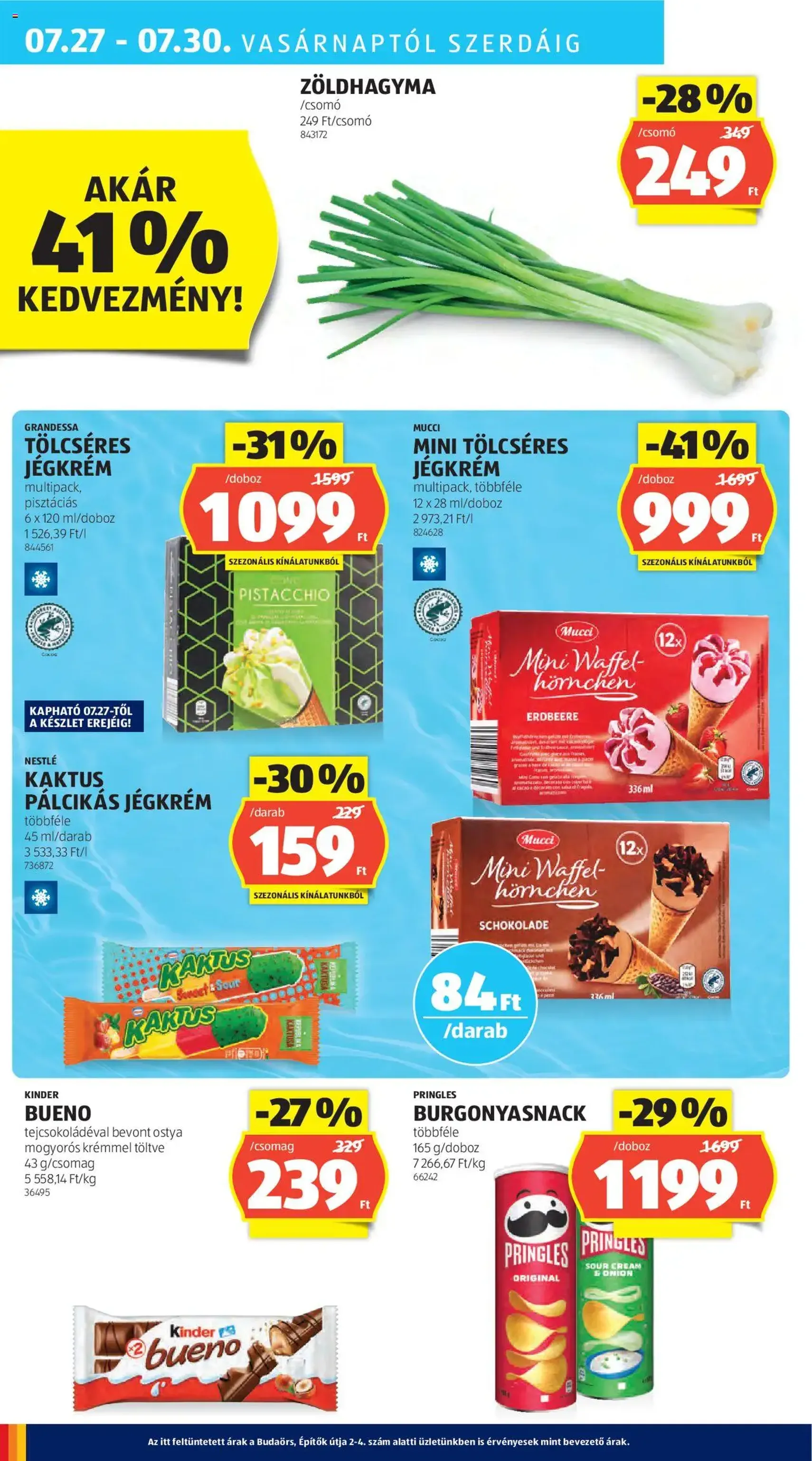 Aldi Akciós újság - 2025.07.24. érvényes szórólap 30 oldal 50 oldalból Aldi Akciós újság - 2025.07.24. érvényes szórólap 30 oldal 50 oldalból