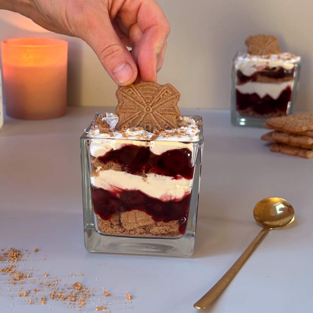 Zimní dezert do skleničky