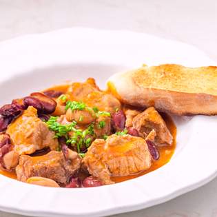 Recipe preview Pork with red beans