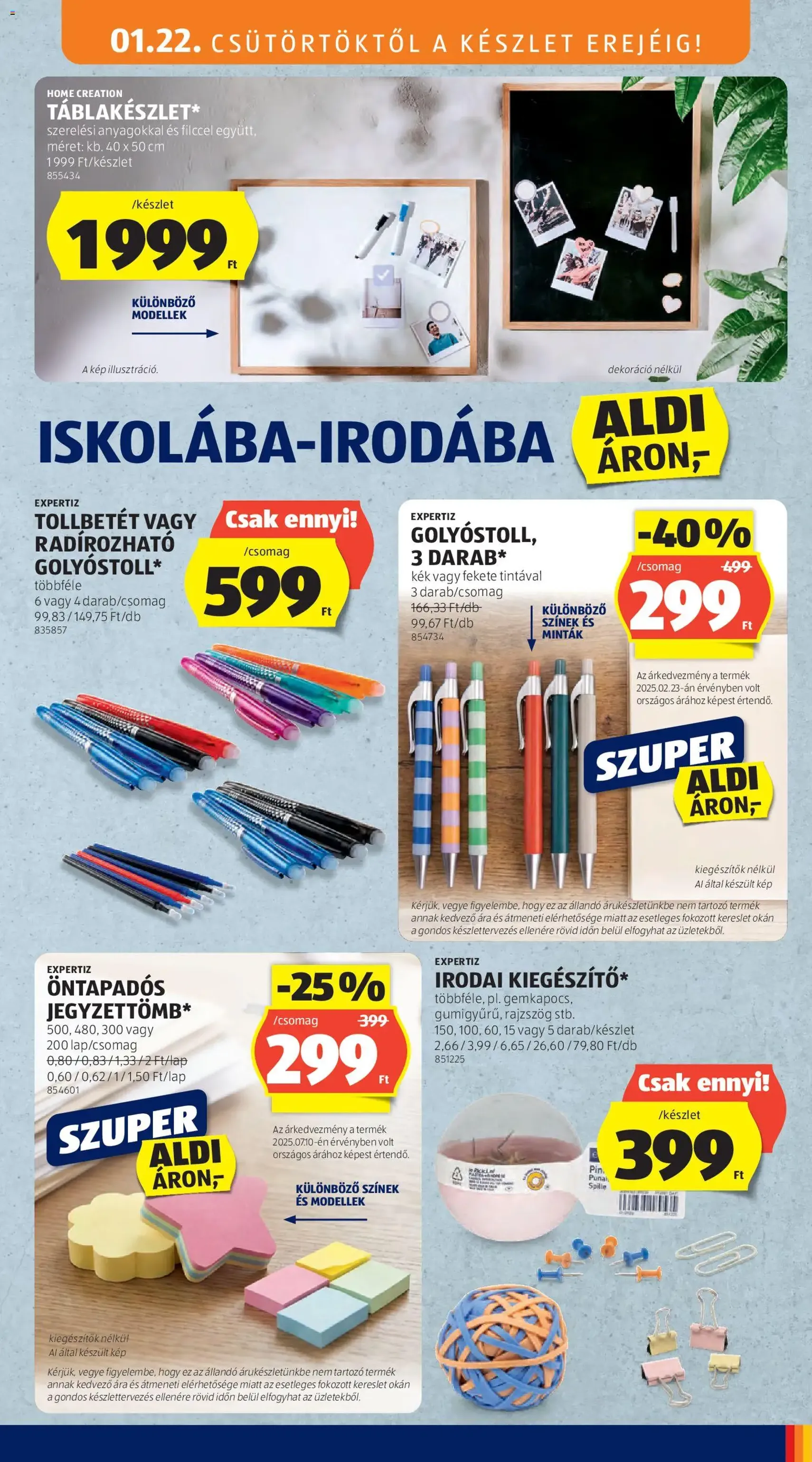 Aldi Akciós újság - 2026.01.22. érvényes szórólap 25 oldal 50 oldalból