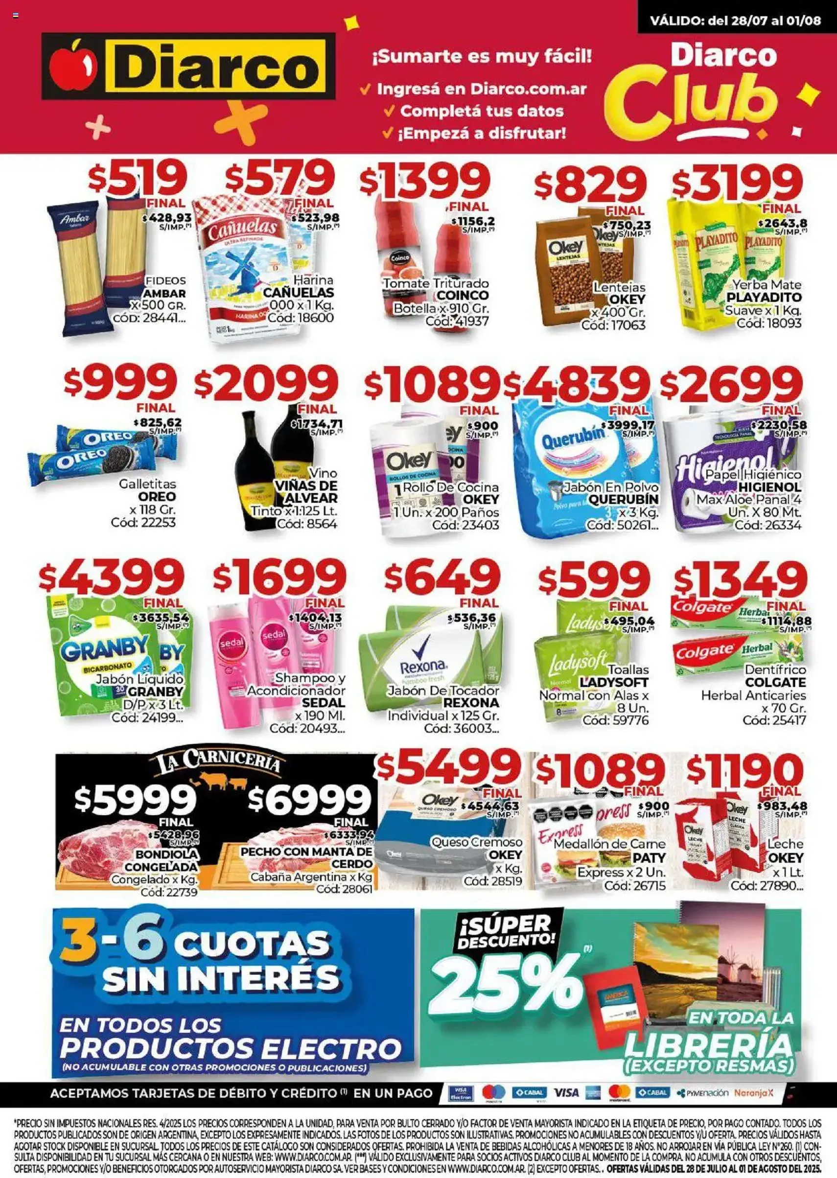 Diarco ofertas - folleto válido desde 28/07/2025 página 1 de 22 Diarco ofertas - folleto válido desde 28/07/2025 página 1 de 22