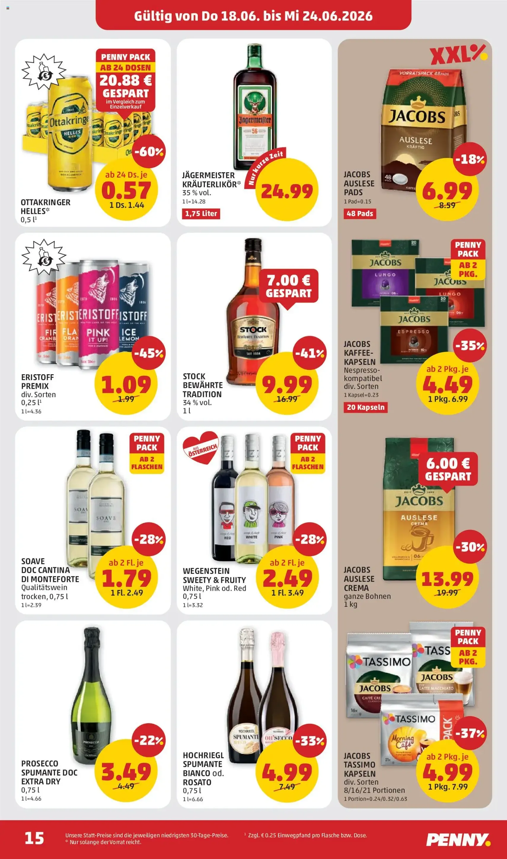Penny Markt Schmankerl Post - Gültiger Prospekt ab 18.06.2026, Seite 15 von insgesamt 32