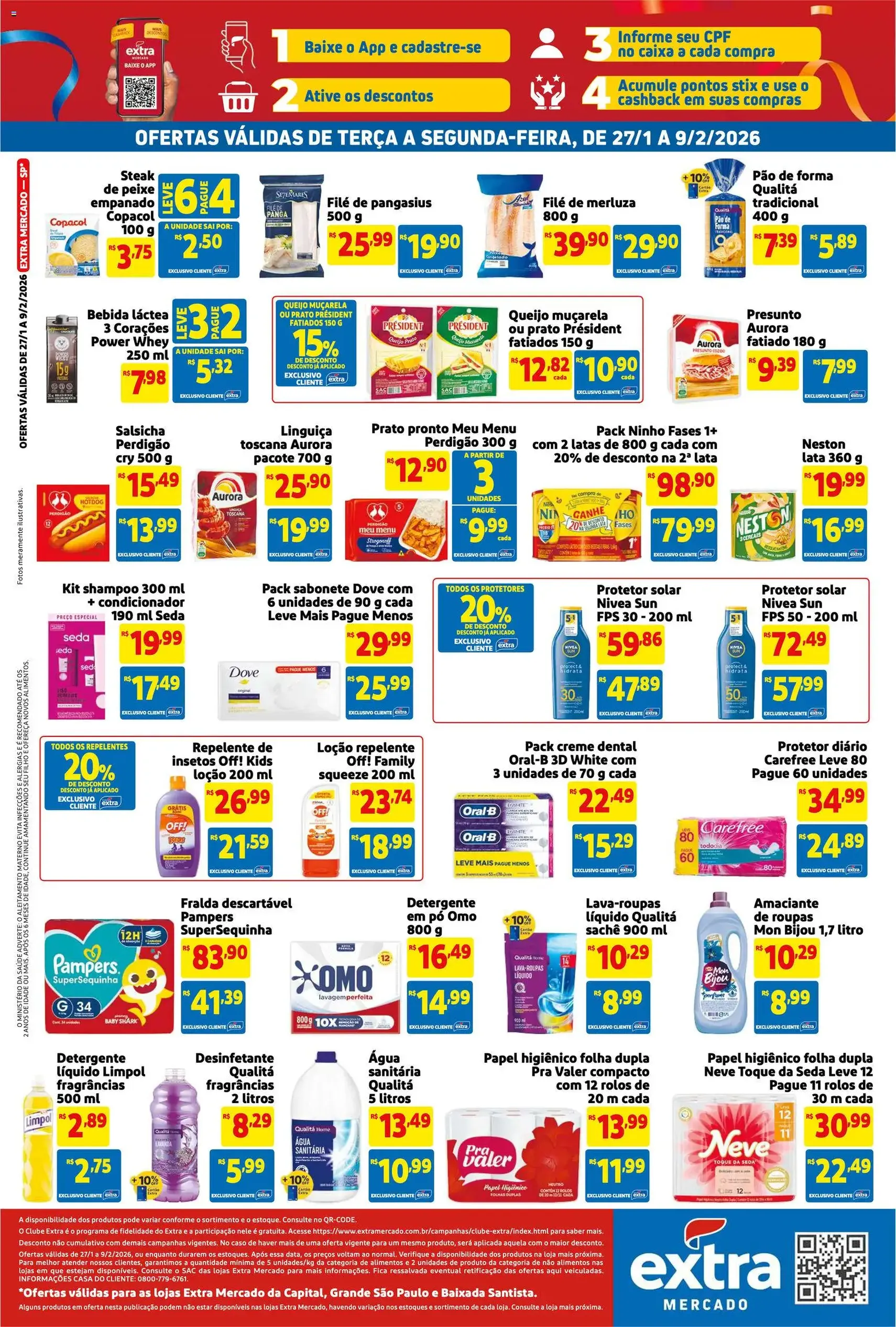 Extra - Ofertas de Mercado Quinzenal - folheto válido a partir de 27/01/2026 página 2 de 3