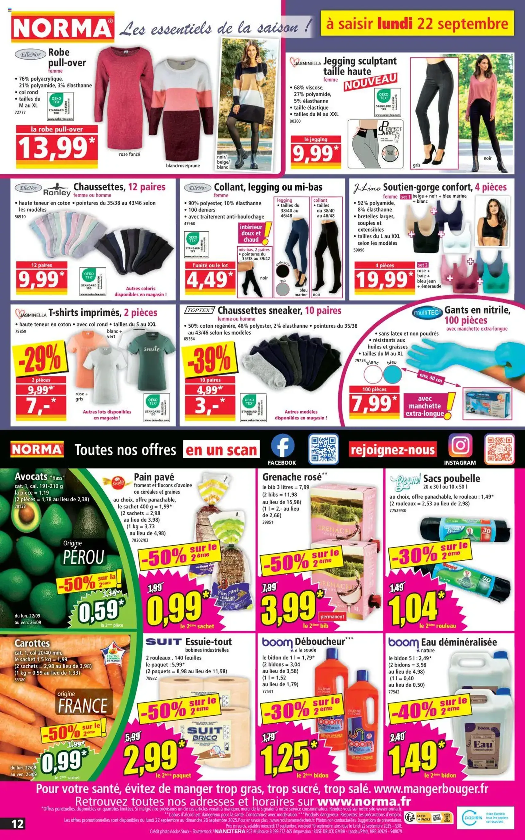Norma catalogue - brochure valable à partir du 17/09/2025, page 12 sur 14
