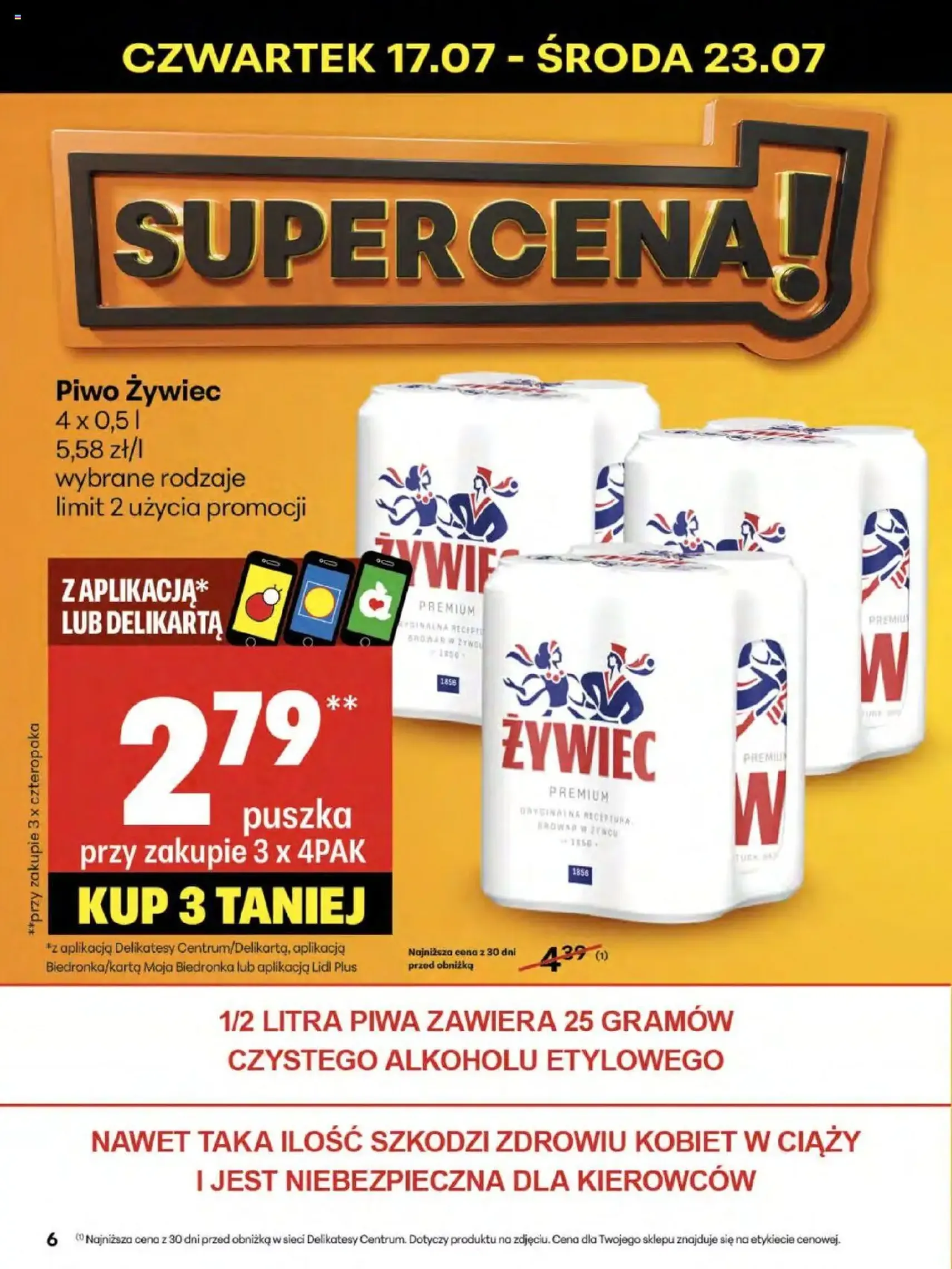 Delikatesy Centrum Gazetka - ważny gazetka od 17.07.2025 strona 6 z 61 Delikatesy Centrum Gazetka - ważny gazetka od 17.07.2025 strona 6 z 61