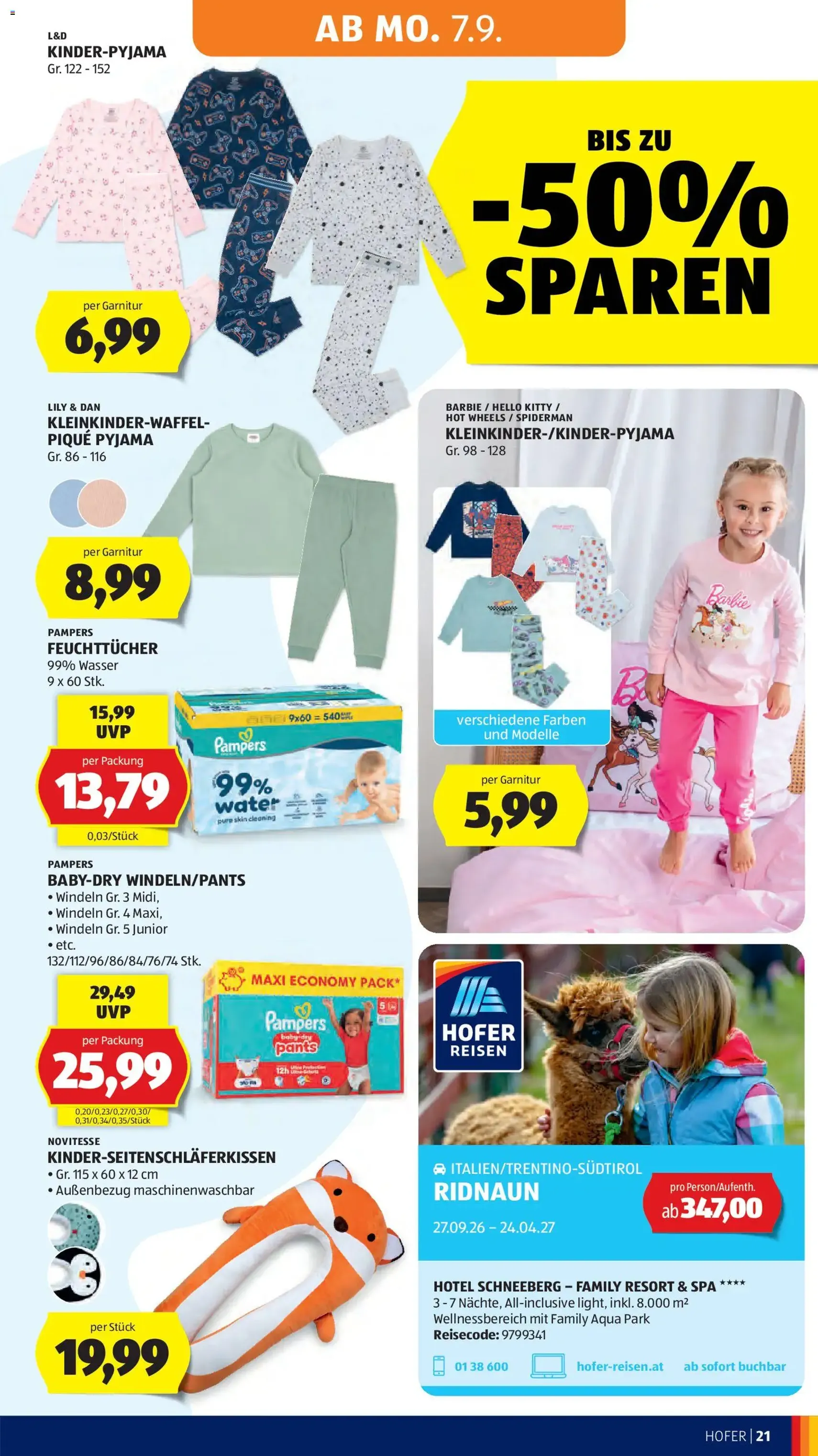 Hofer Flugblatt - Gültiger Prospekt ab 04.09.2026, Seite 29 von insgesamt 44