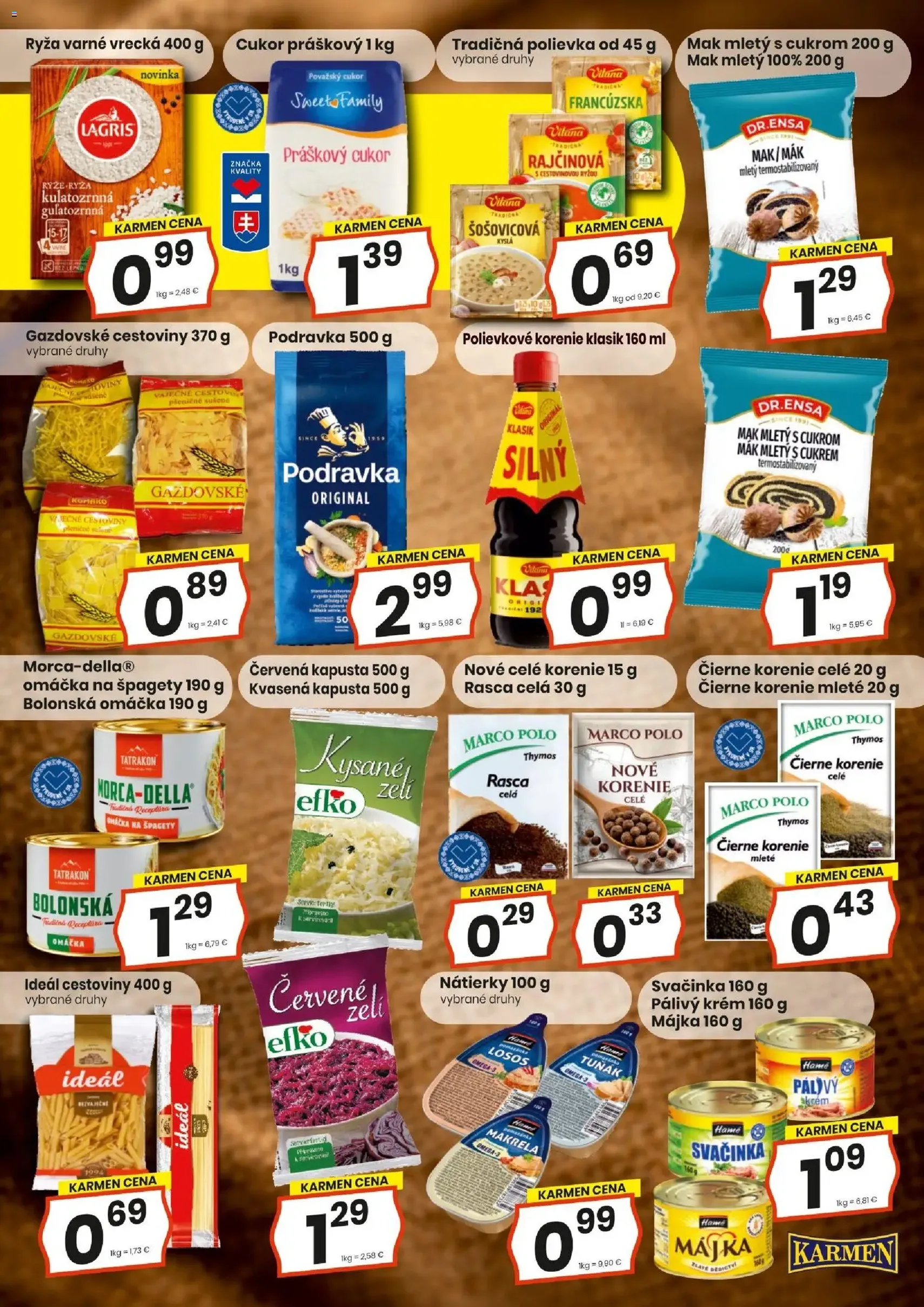 KARMEN CBA leták - platný leták od 15.10.2026 strana 9 z 16