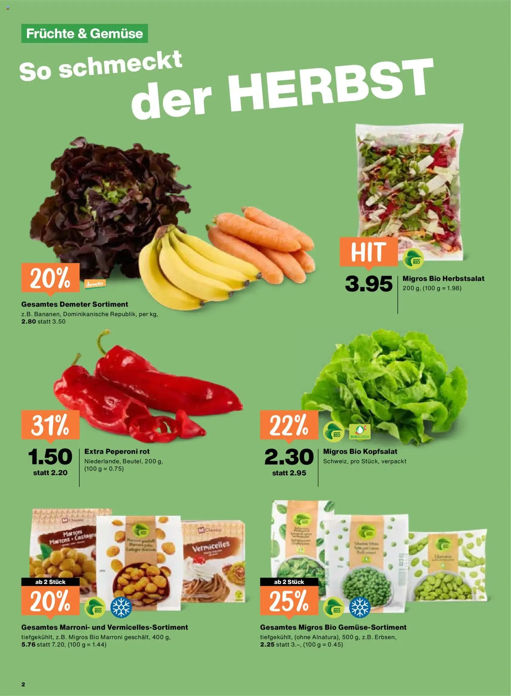 Migros aktionen - Gültiger Prospekt ab 08.10.2026, Seite 2 von insgesamt 24