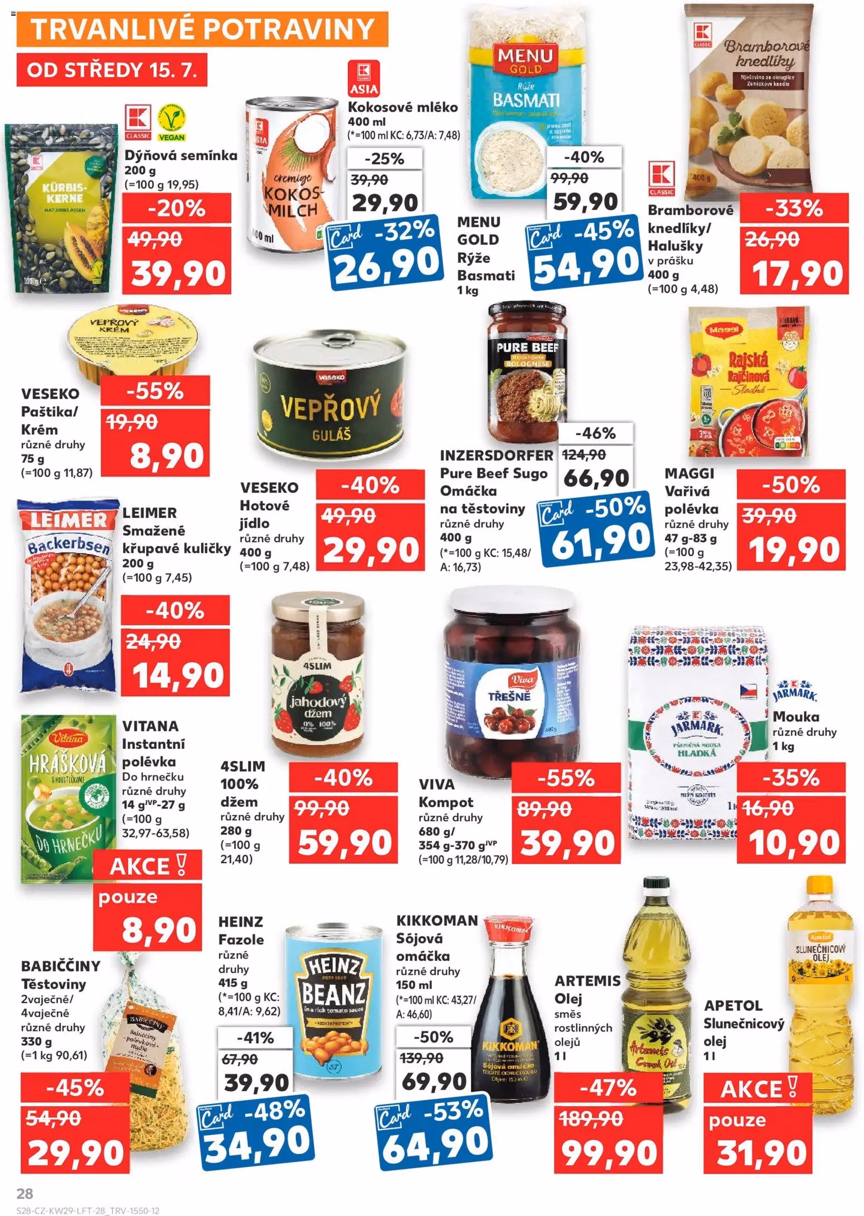 Kaufland leták - platný leták od 15.07.2026 strana 28 z 52