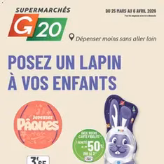 G20 Supermarchés catalogue - Prévisualisation du catalogue valable à partir du 25/03/2026
