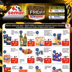 Semar Supermercado Black Friday - pré-visualização do folheto, válido a partir de 28/11/2025