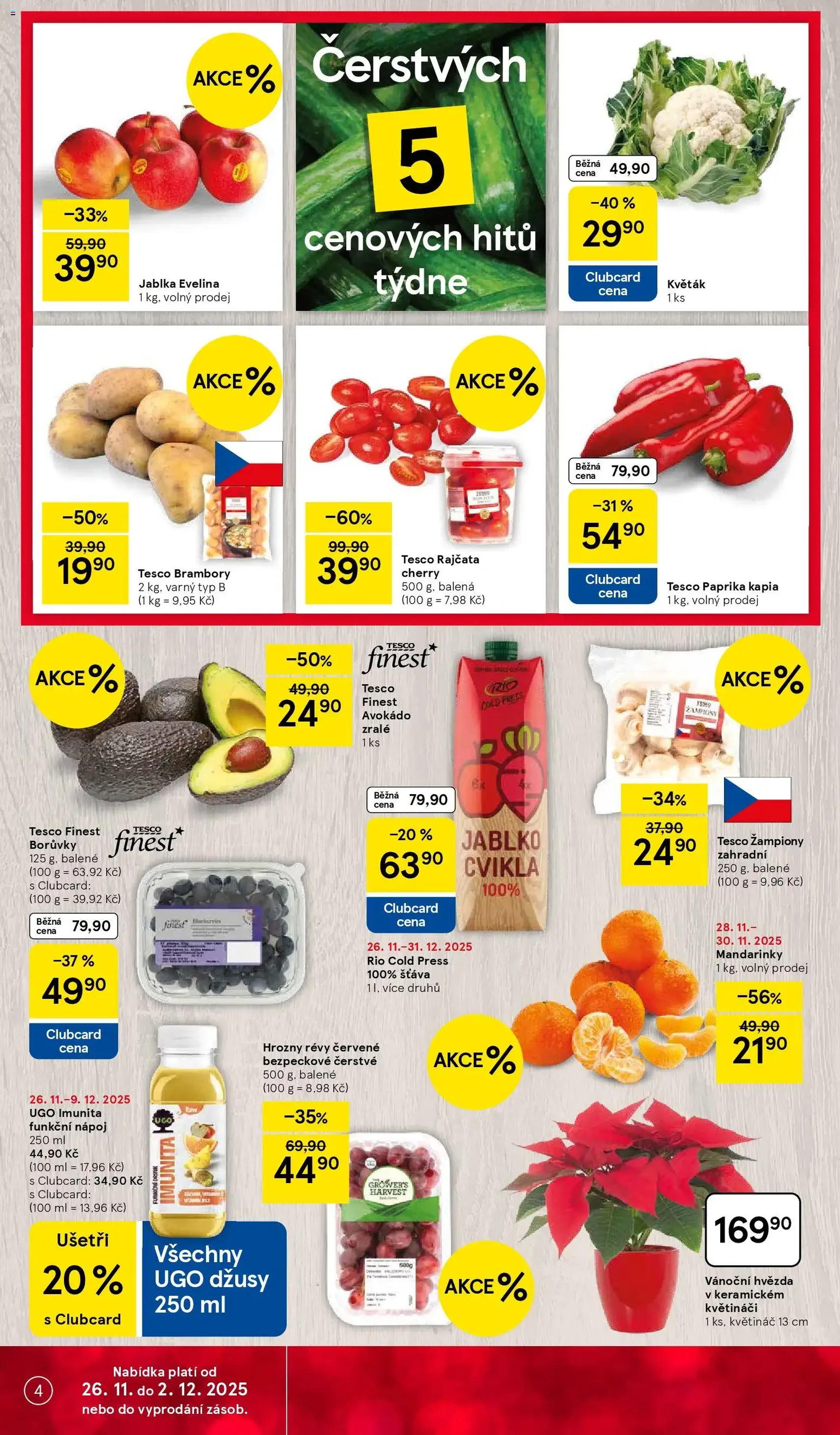 Tesco Black Friday - platný leták od 26.11.2025 strana 4 z 40