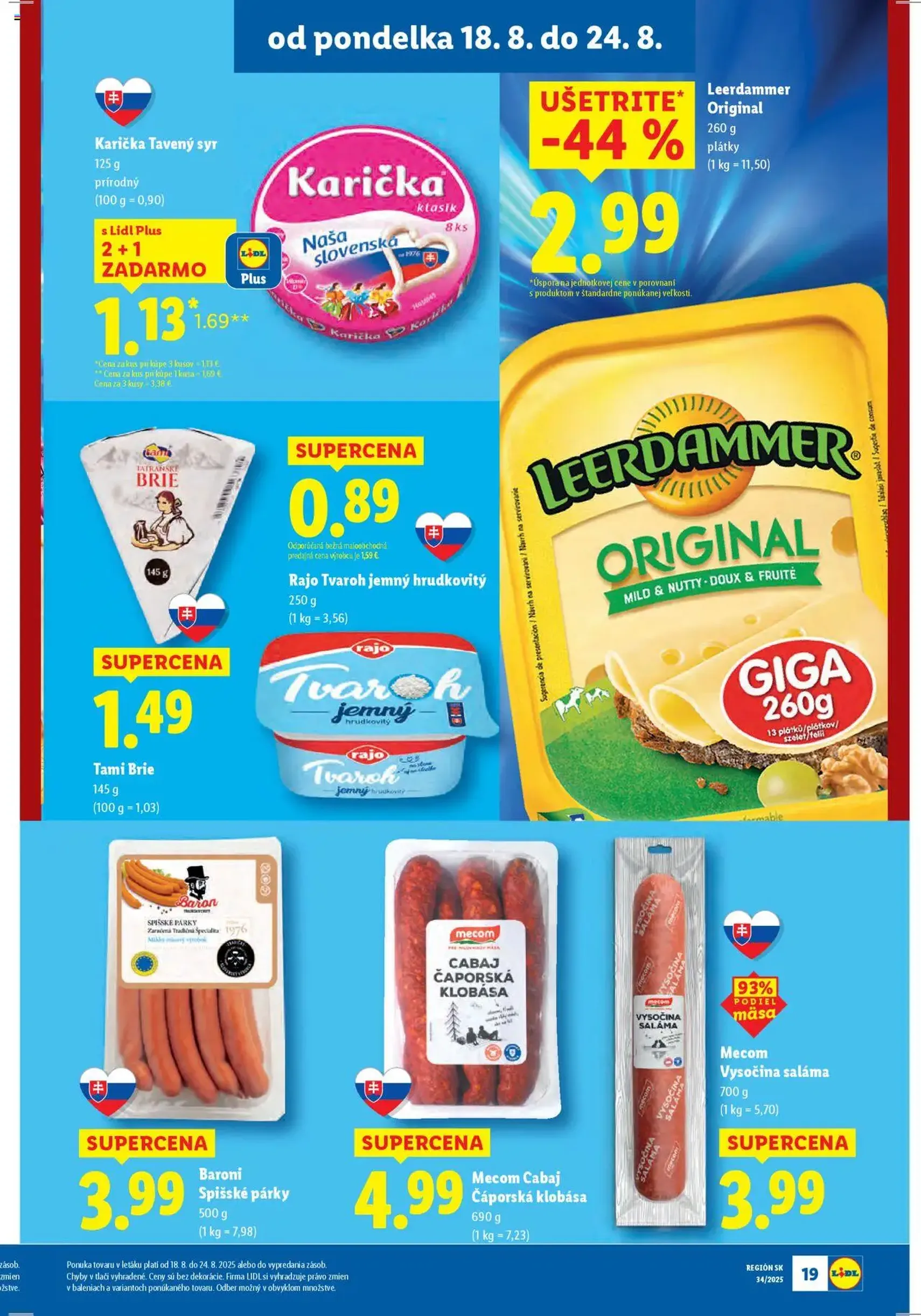 Lidl leták - platný leták od 18.08.2025 strana 19 z 97 Lidl leták - platný leták od 18.08.2025 strana 19 z 97