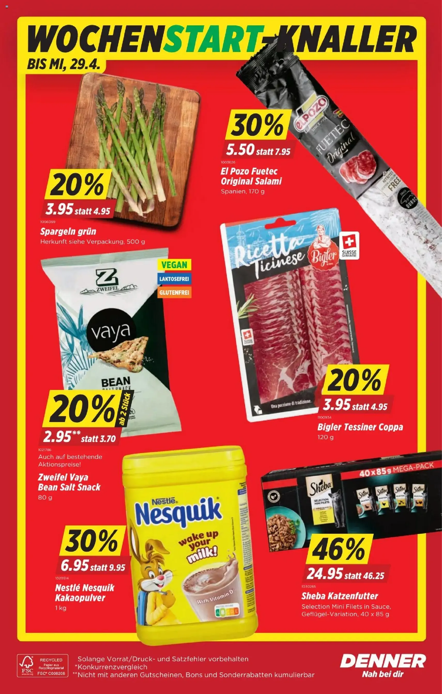 Denner aktionen - Gültiger Prospekt ab 23.04.2026, Seite 22 von insgesamt 22