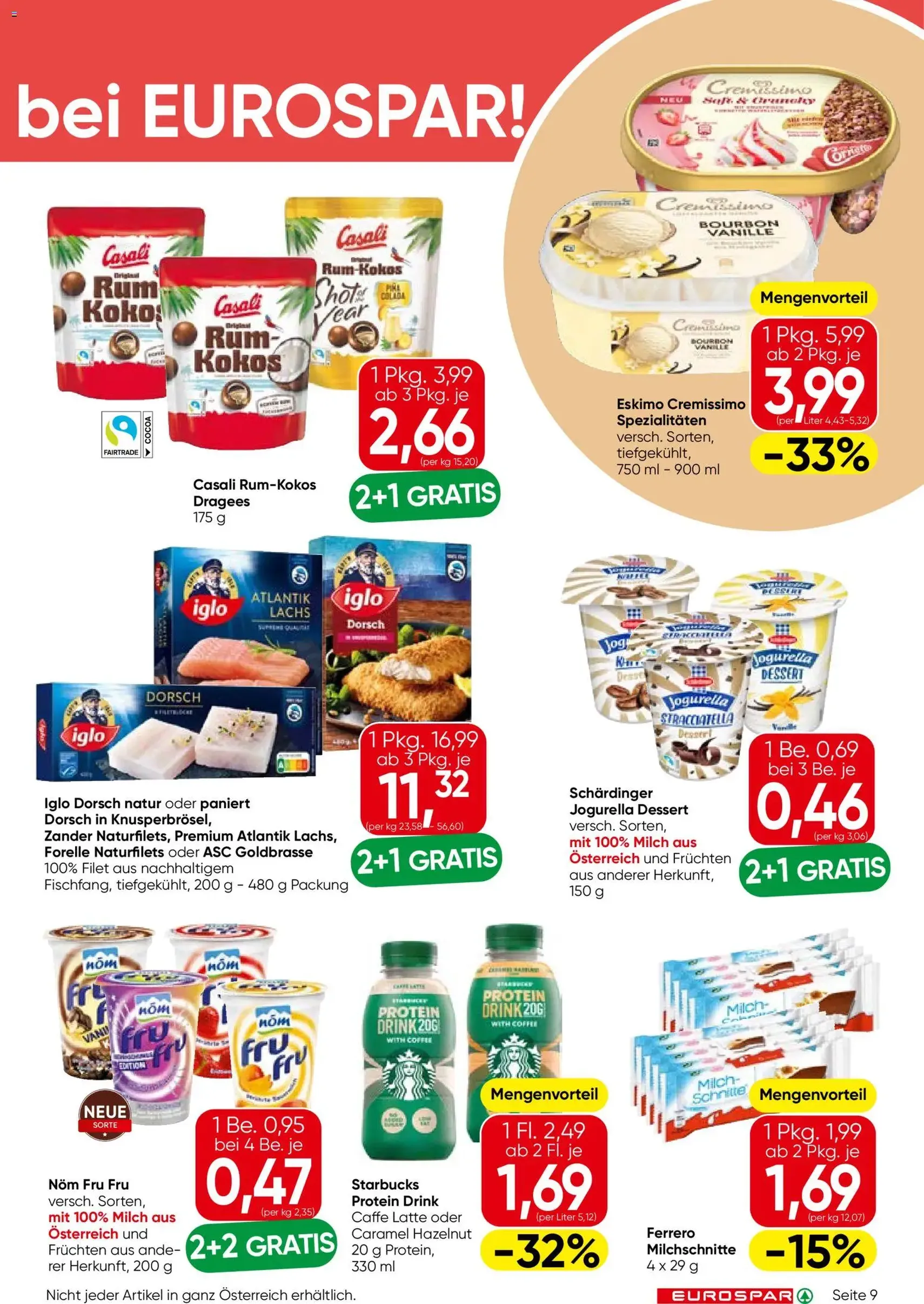 Eurospar Flugblatt - Gültiger Prospekt ab 07.05.2026, Seite 9 von insgesamt 16