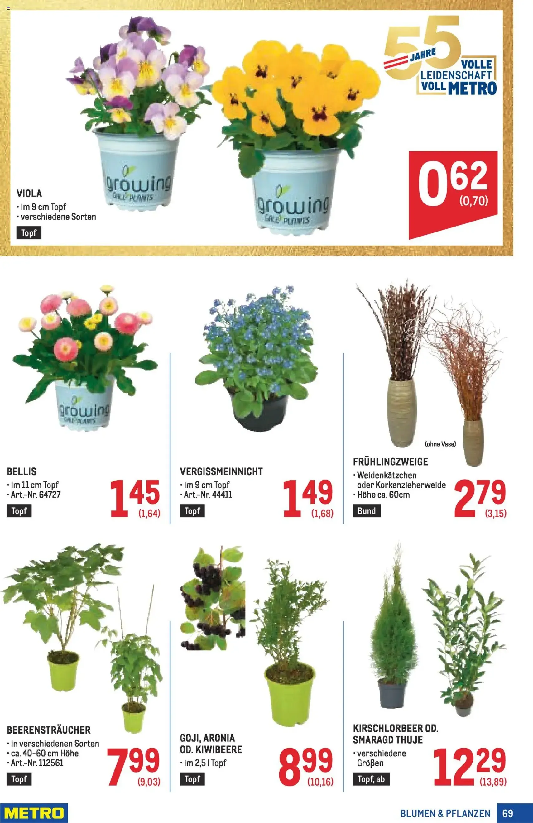 Metro angebote Profi - Gültiger Prospekt ab 05.03.2026, Seite 69 von insgesamt 72