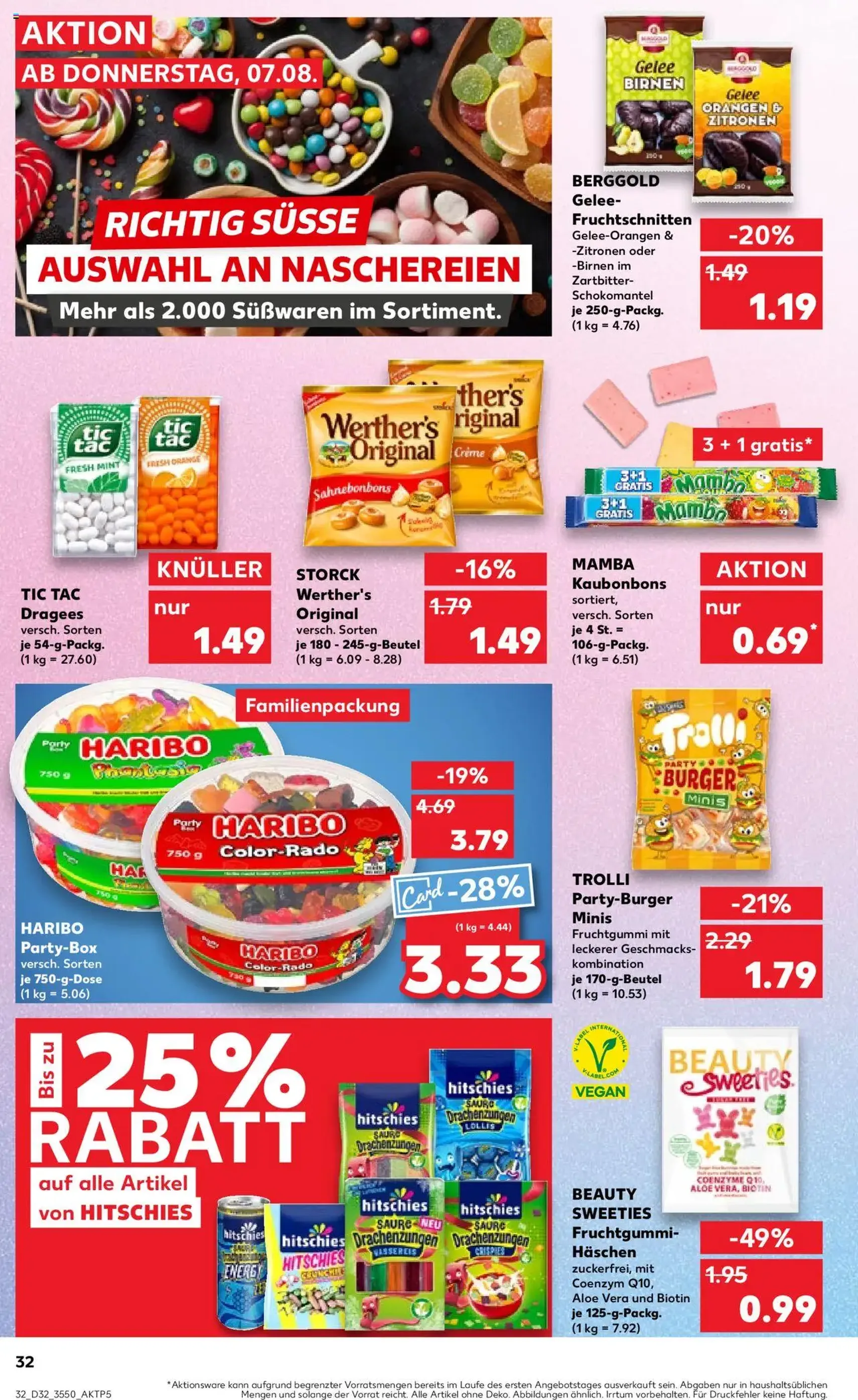 Kaufland Prospekt - Gültiger Prospekt ab 07.08.2025, Seite 32 von insgesamt 60 Kaufland Prospekt - Gültiger Prospekt ab 07.08.2025, Seite 32 von insgesamt 60