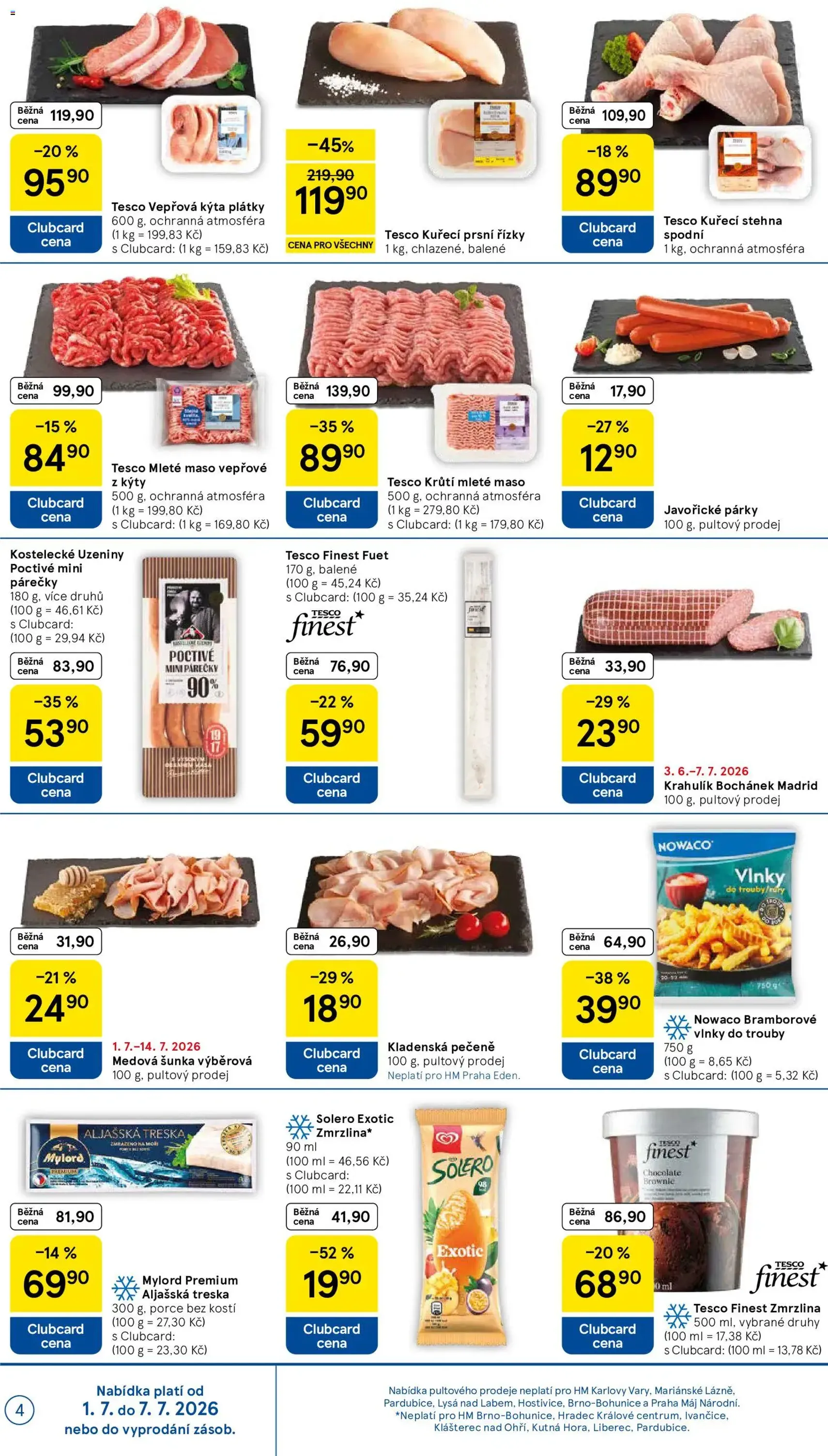 Tesco leták - Hypermarket - platný leták od 01.07.2026 strana 4 z 31