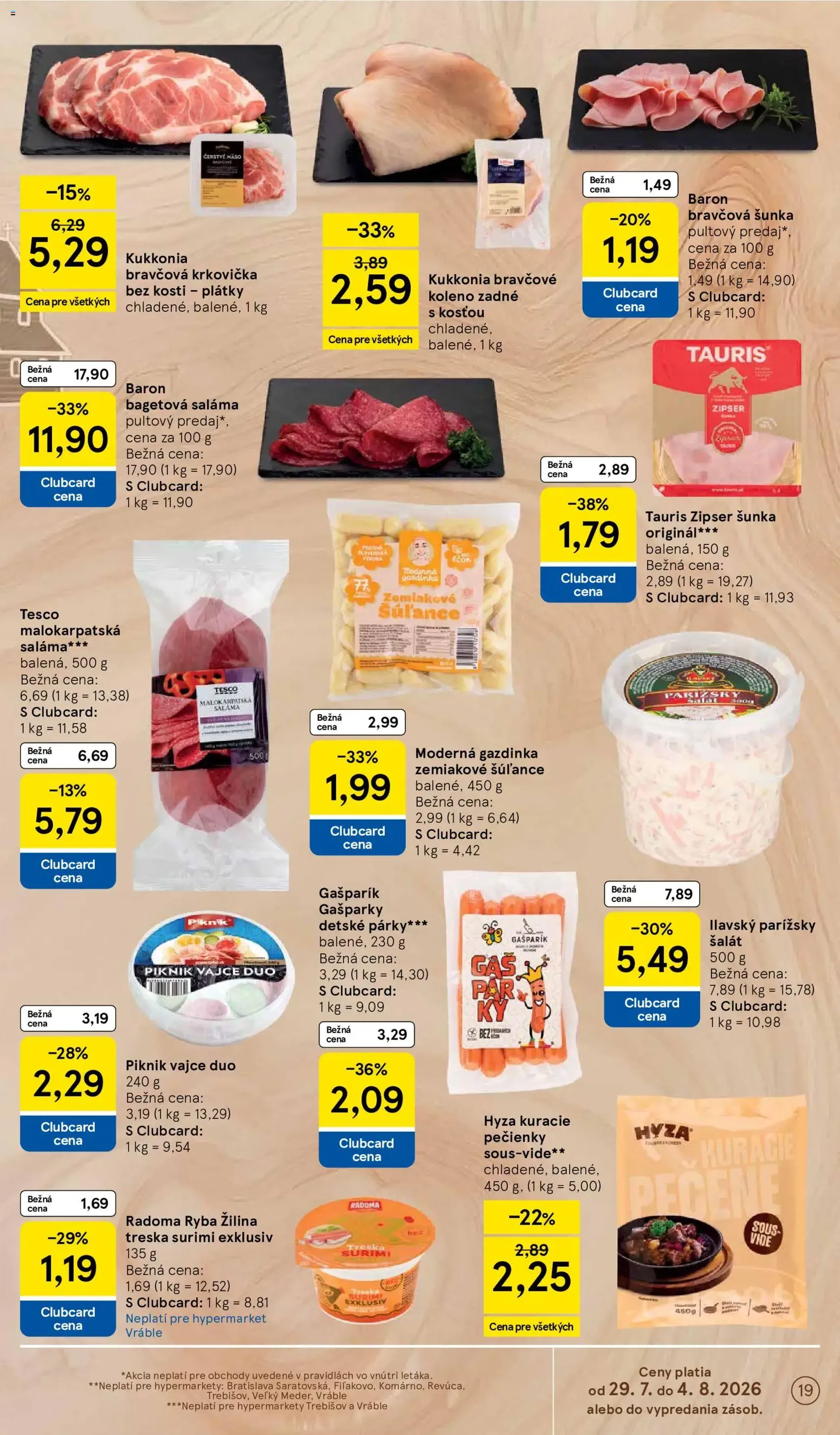 Tesco Hypermarket - leták - platný leták od 29.07.2026 strana 19 z 53