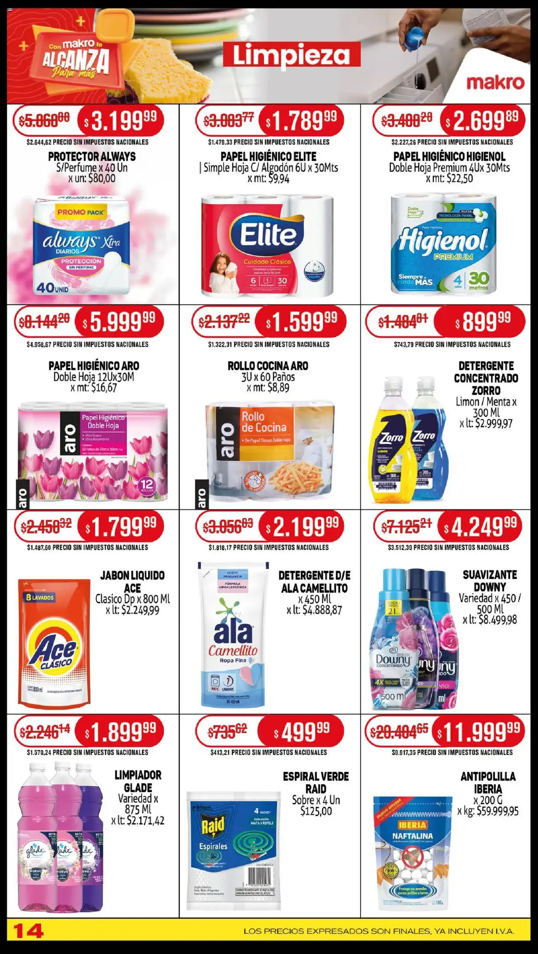 Makro ofertas - folleto válido desde 09/10/2025 página 14 de 16 Makro ofertas - folleto válido desde 09/10/2025 página 14 de 16