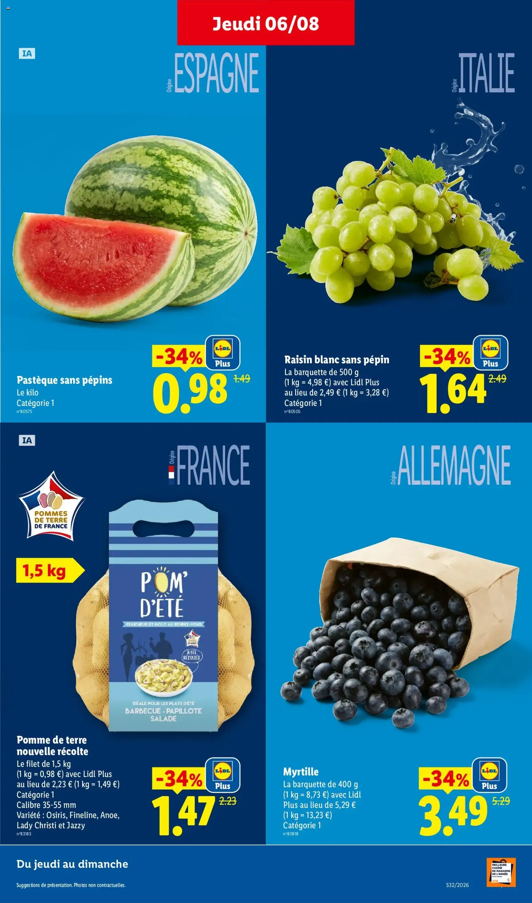 LIDL catalogue - brochure valable à partir du 06/08/2026, page 3 sur 61