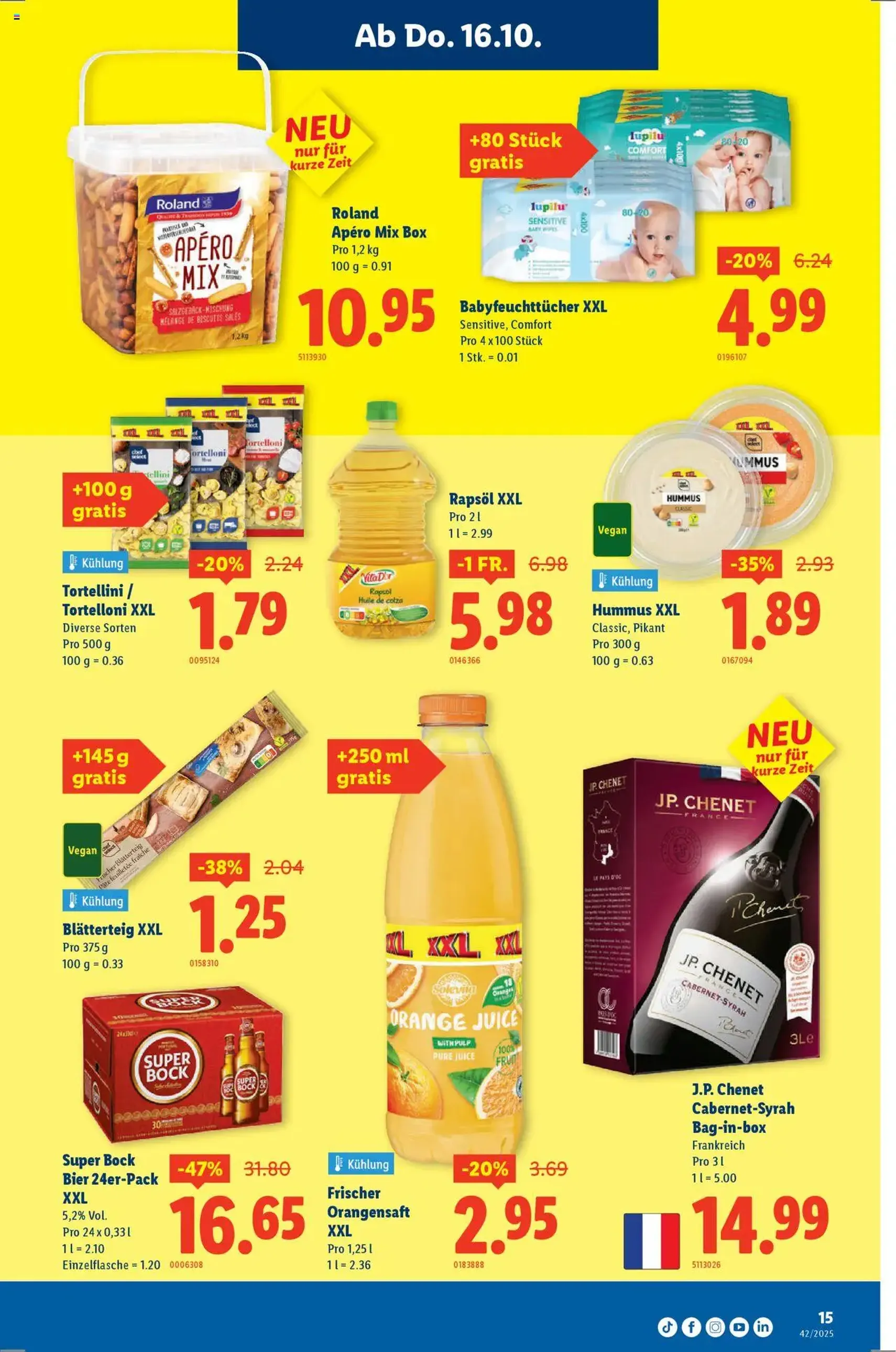 Lidl Aktionen - Gültiger Prospekt ab 16.10.2025, Seite 15 von insgesamt 32 Lidl Aktionen - Gültiger Prospekt ab 16.10.2025, Seite 15 von insgesamt 32