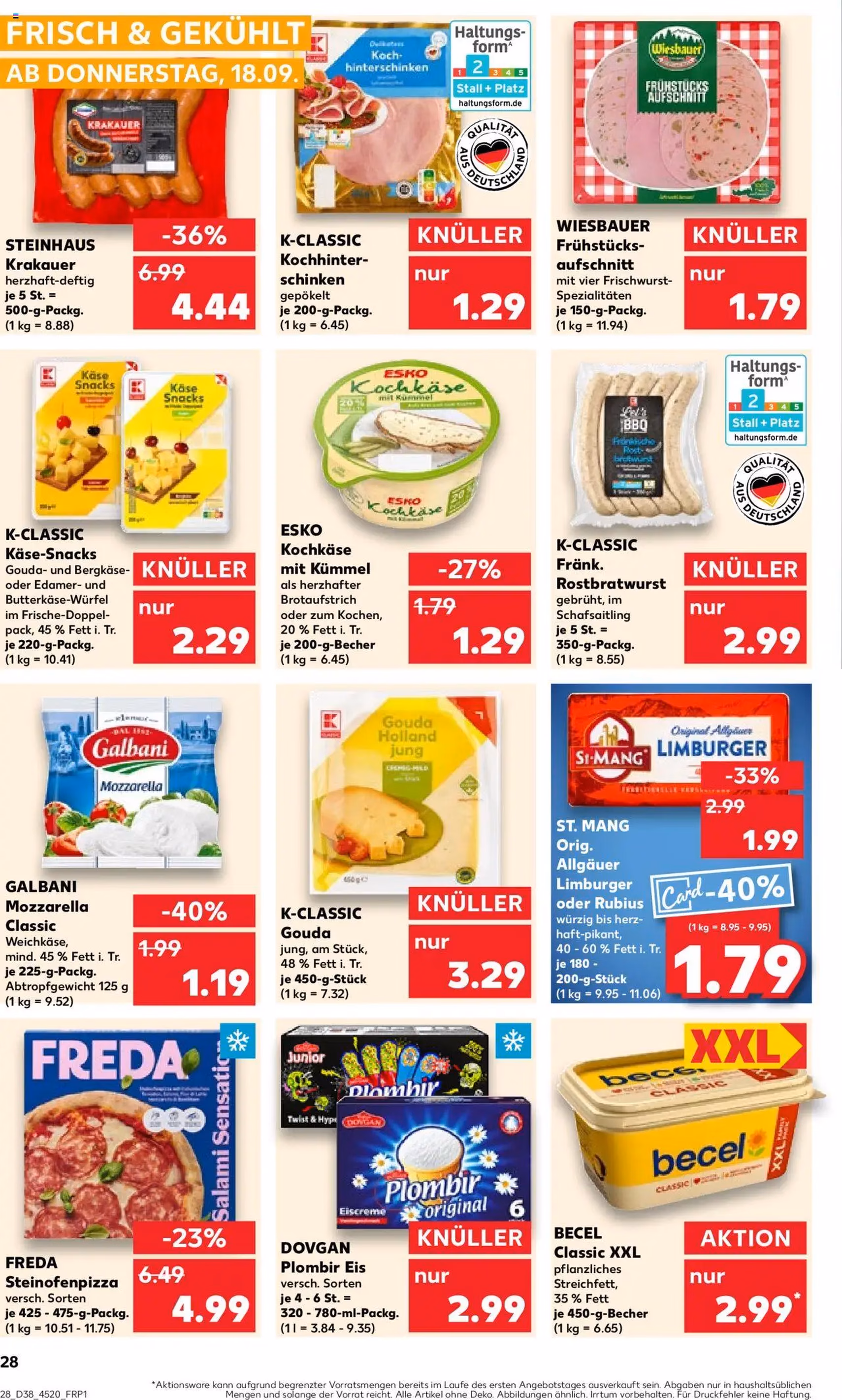 Kaufland Prospekt - Gültiger Prospekt ab 18.09.2025, Seite 28 von insgesamt 54