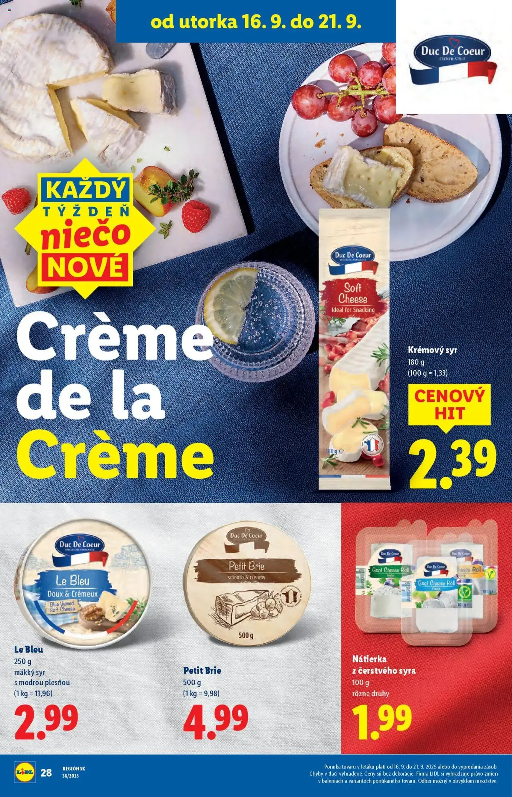 Lidl leták - platný leták od 16.09.2025 strana 28 z 111 Lidl leták - platný leták od 16.09.2025 strana 28 z 111